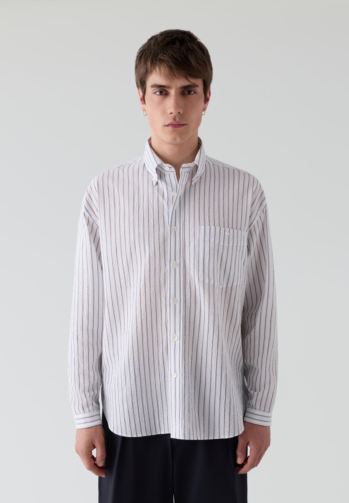 UNFEIGNED | CAMISA BAGGY SEERSUCKER