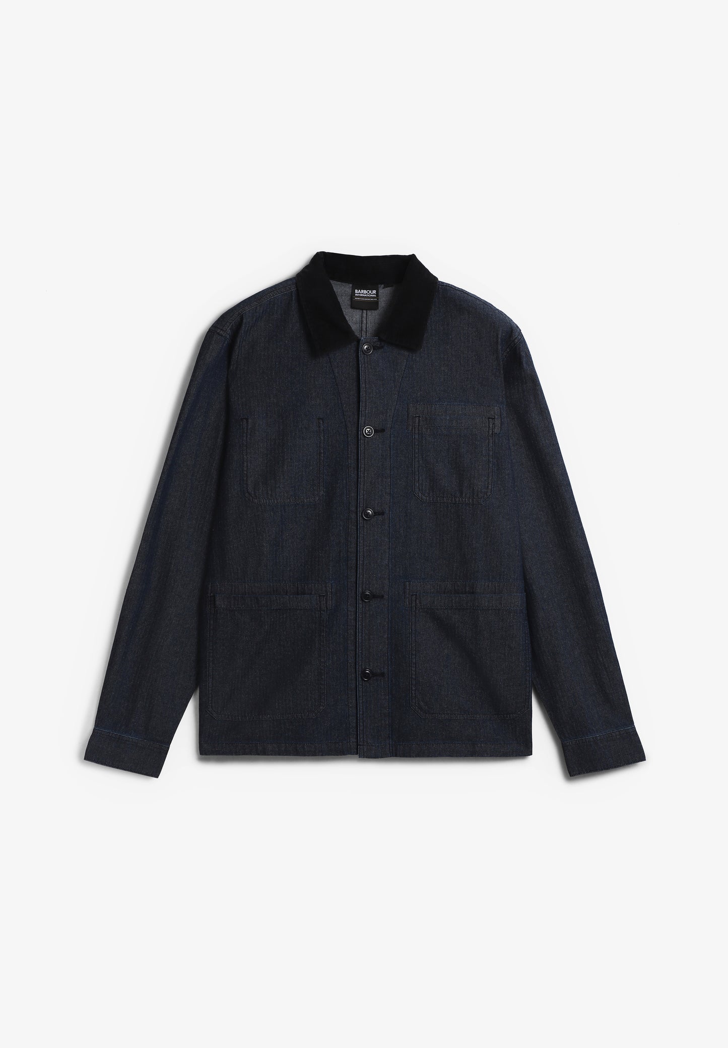 BARBOUR INTERNATIONAL | SOBRECAMISA DENIM PILIGAN HERRINGBONE