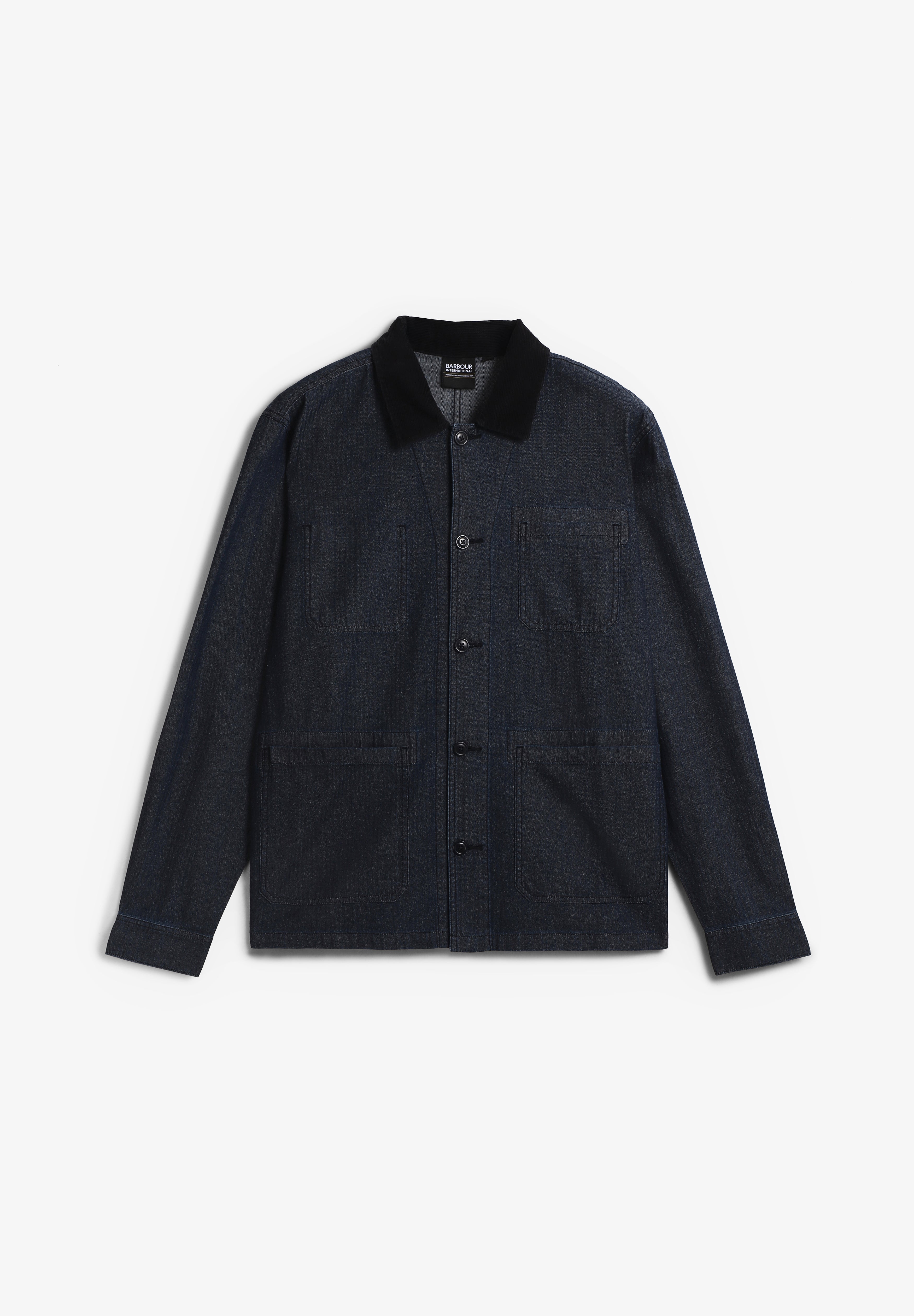 BARBOUR INTERNATIONAL | SOBRECAMISA DENIM PILIGAN HERRINGBONE