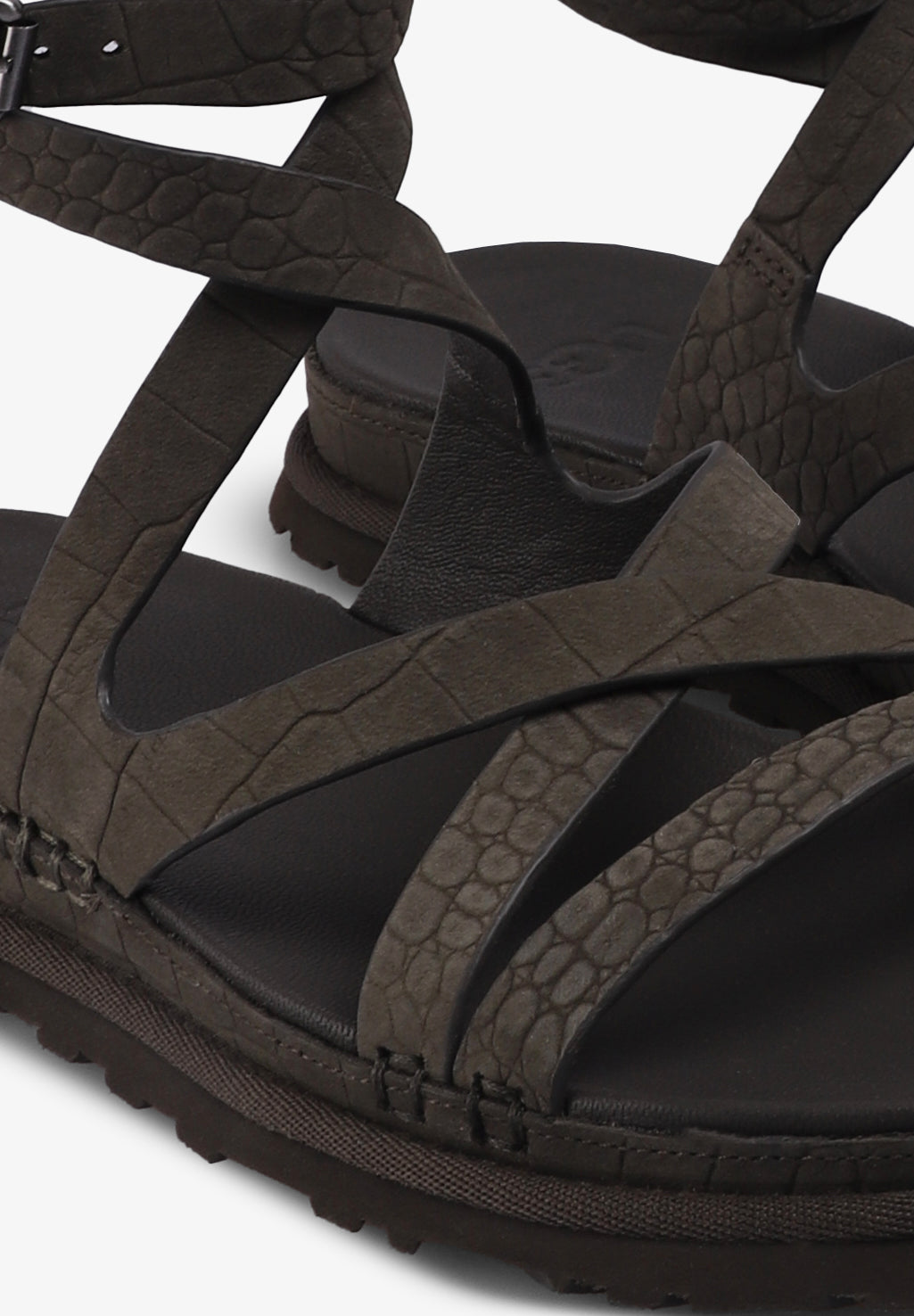 UGG | SANDALIAS GOLDENGAZE EMBOSSED ANKLE WRAP