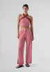 BABBAKI | TOP HALTER BORDADO RUBY