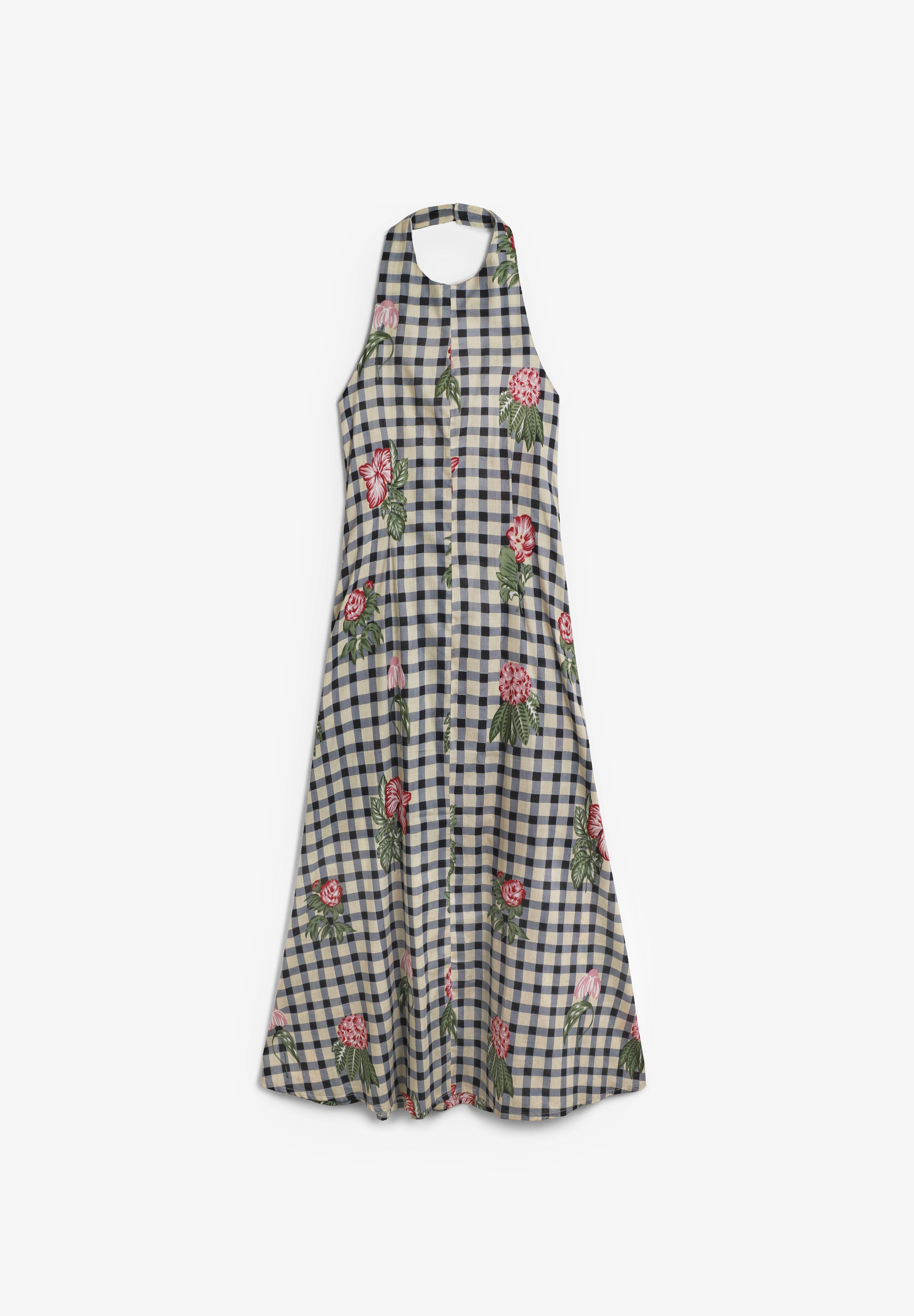 BABBAKI | VESTIDO HALTER VICHY