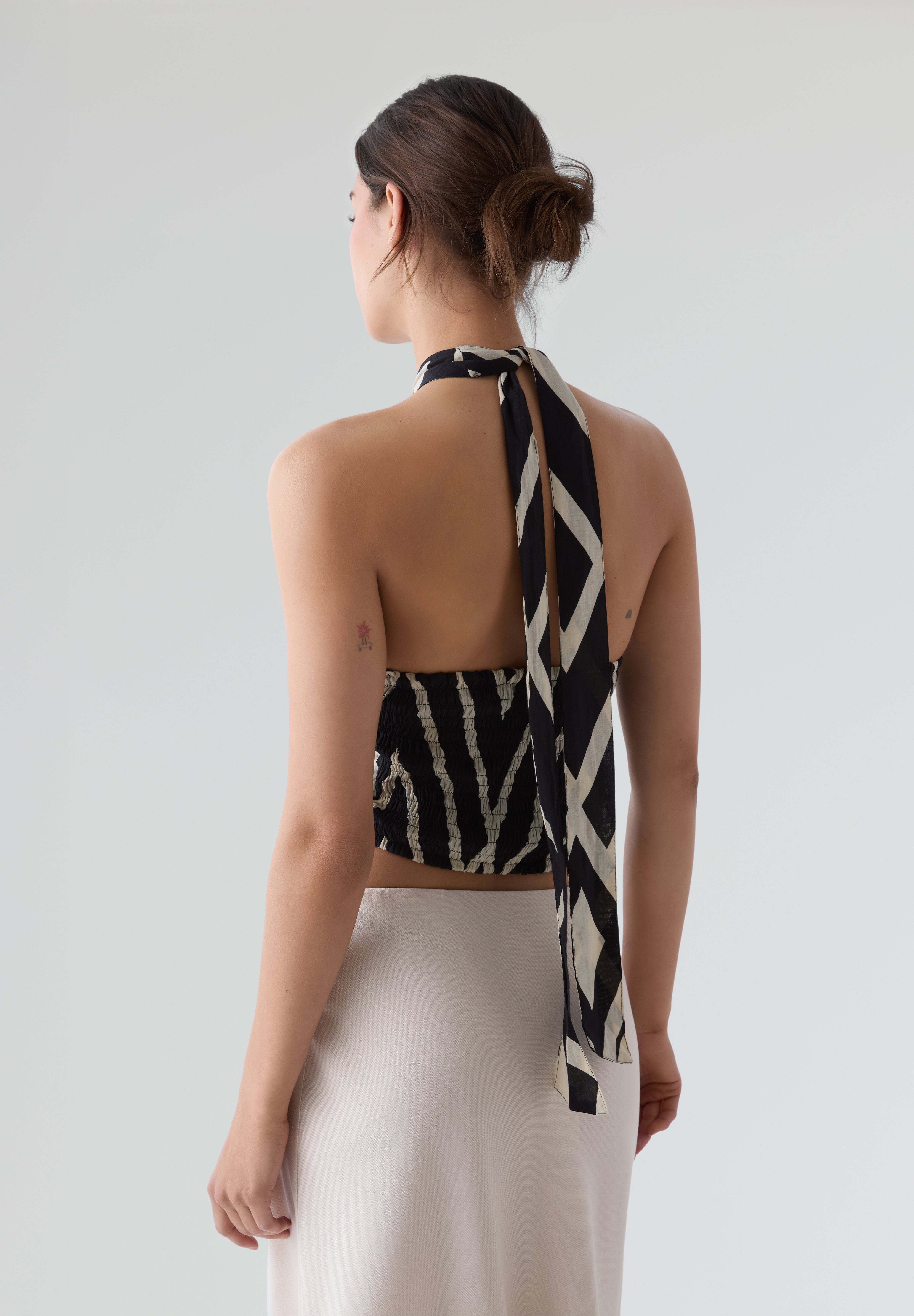 BABBAKI | TOP HALTER NEFER GEO