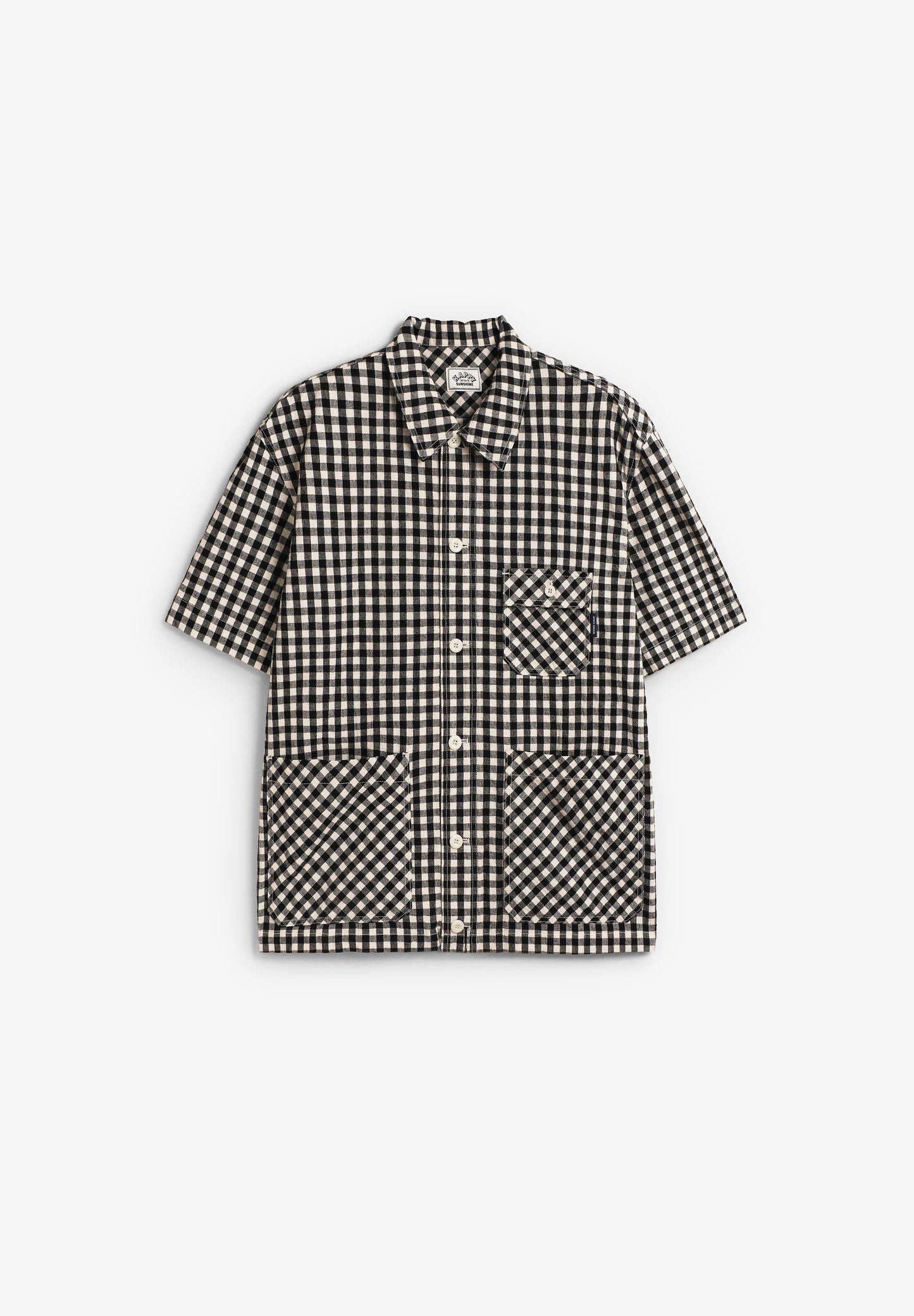 KAPPY | CAMISA GINGHAM CHECK LINEN