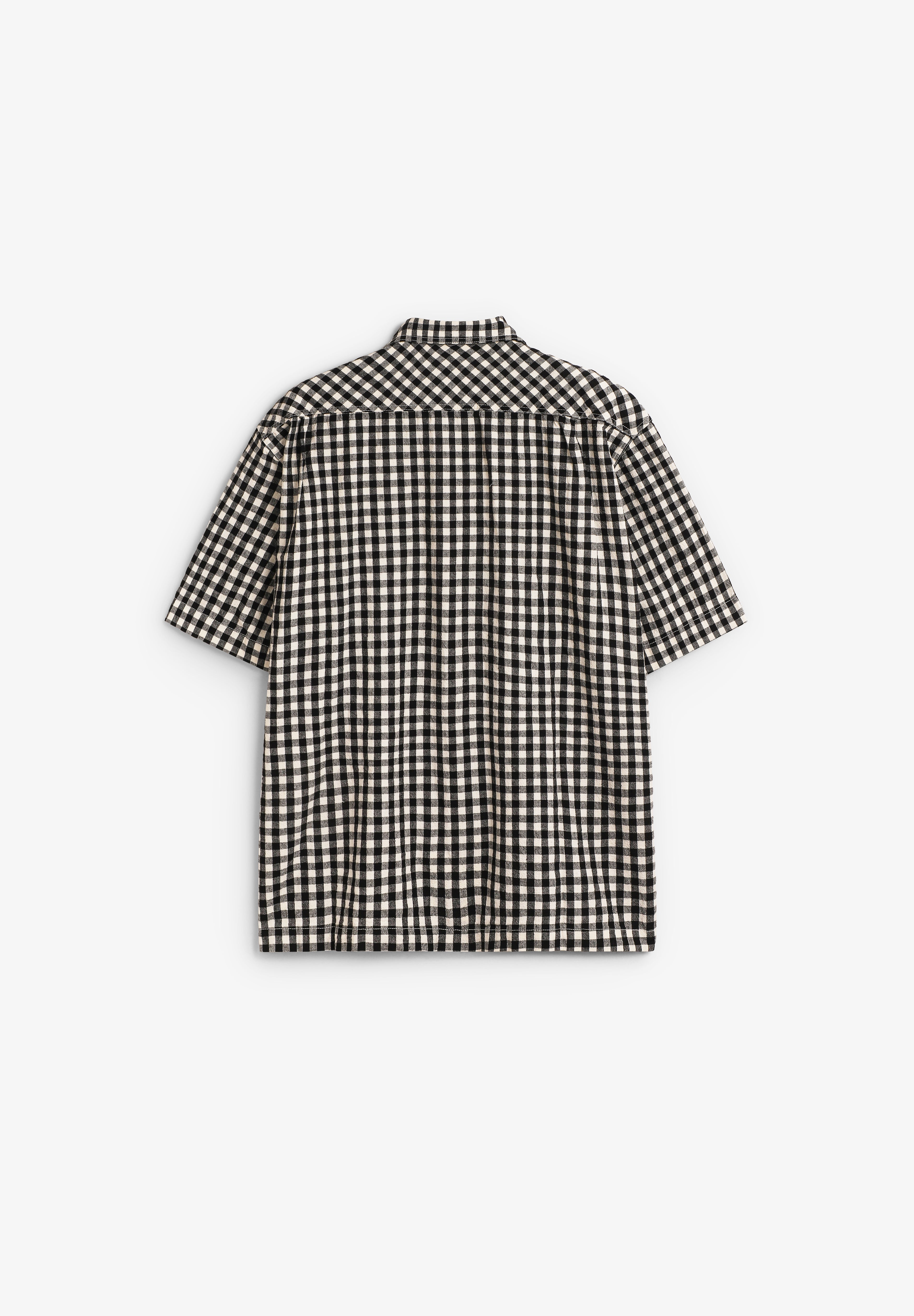 KAPPY | CAMISA GINGHAM CHECK LINEN