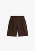 KAPPY | WIDE CN HALF PANTS