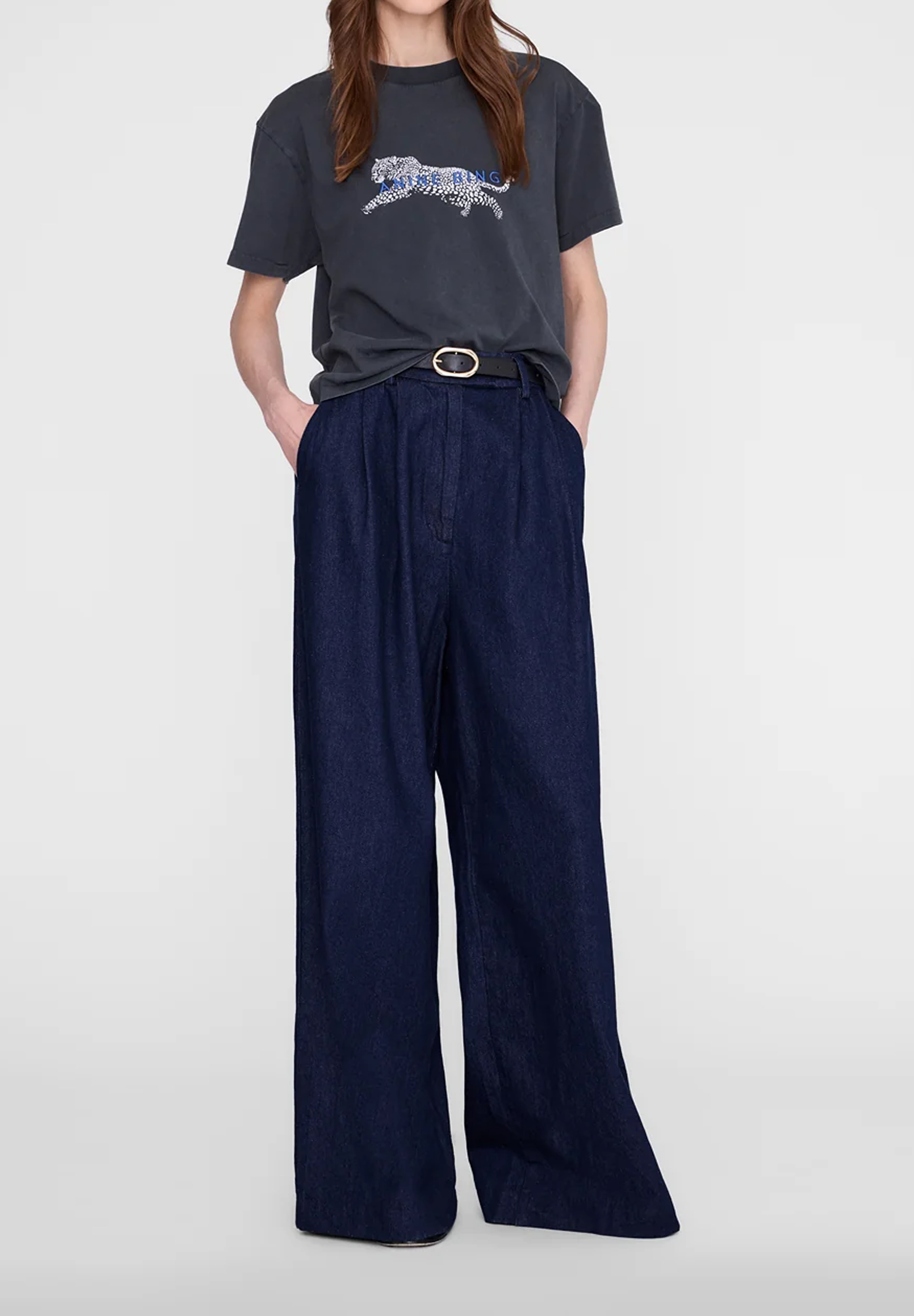 ANINE BING | CAMISETA CADE LEOPARD
