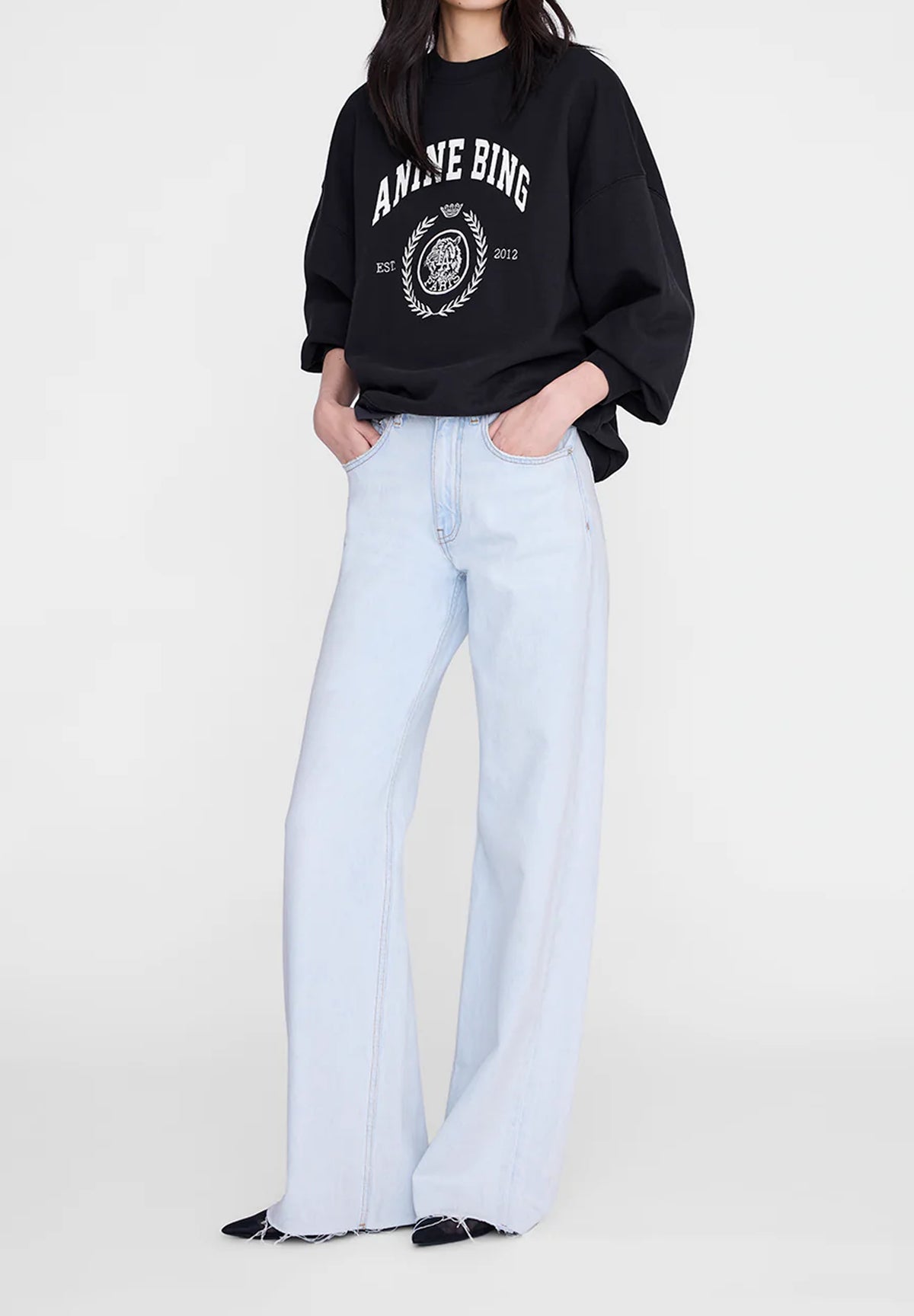 ANINE BING | SUDADERA MILES COLLEGIATE