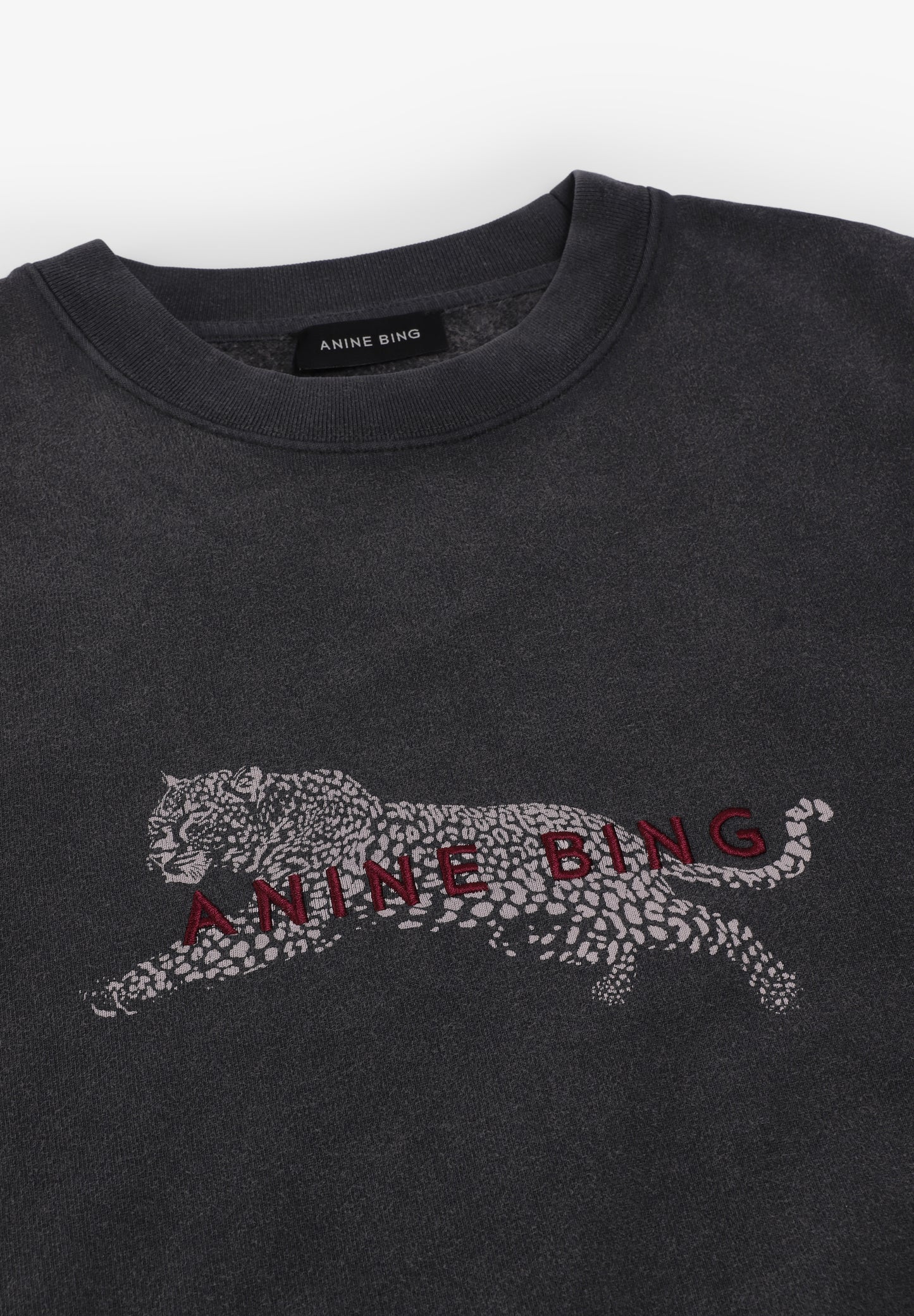 ANINE BING | SPENCER SWEATSHIRT LEOPARD