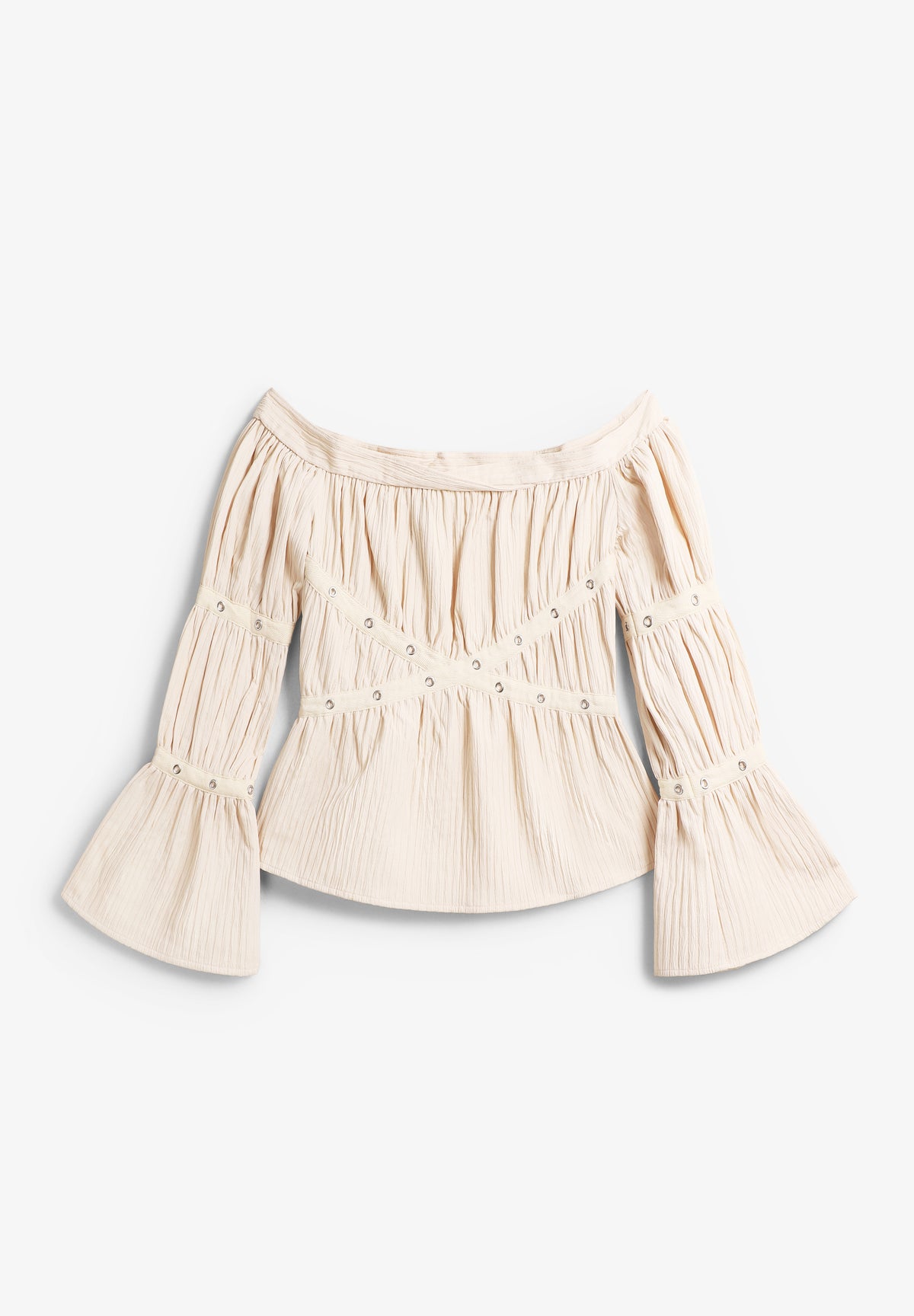 LAAGAM | ADDISON RUCHED BLOUSE