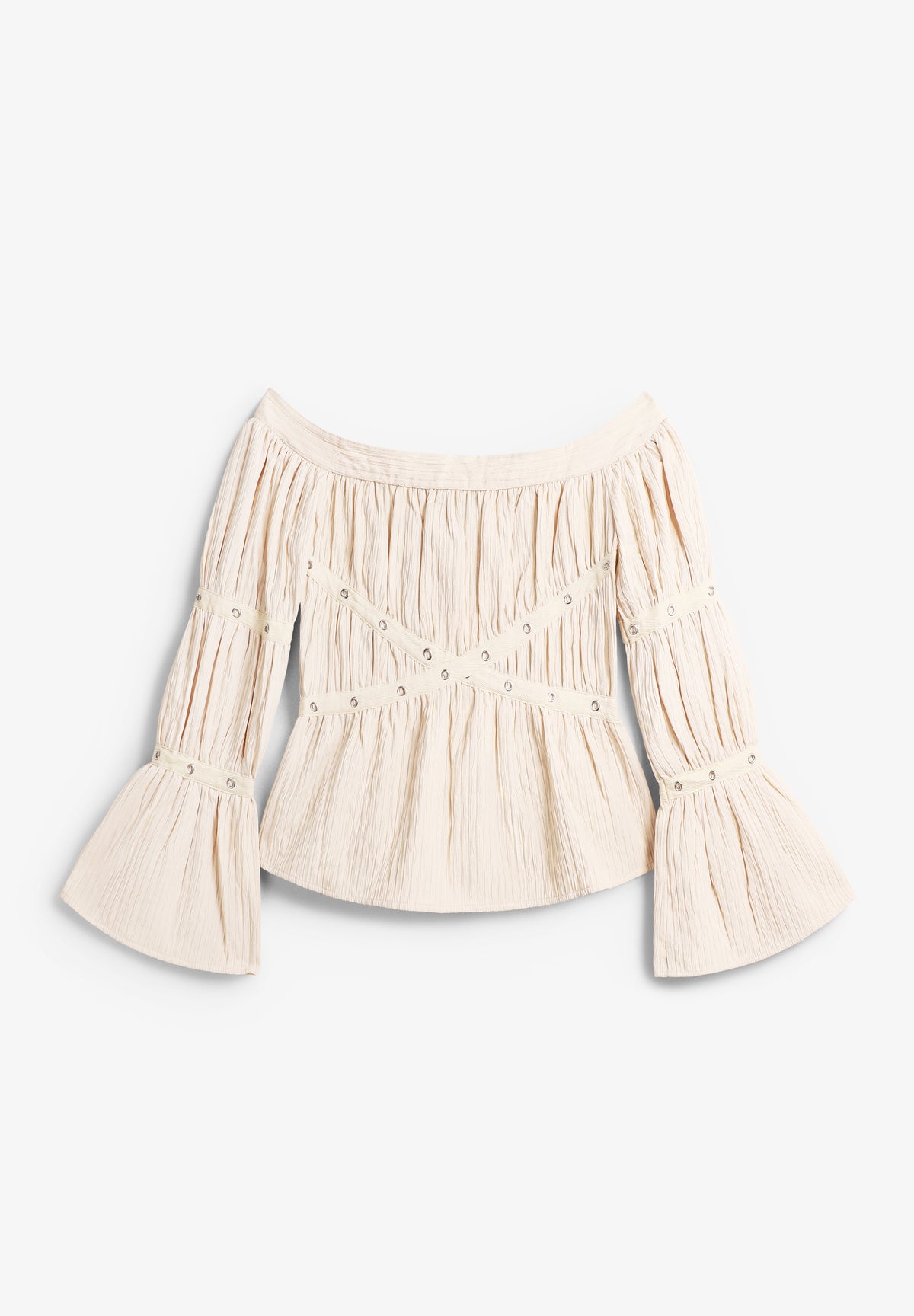 LAAGAM | ADDISON RUCHED BLOUSE