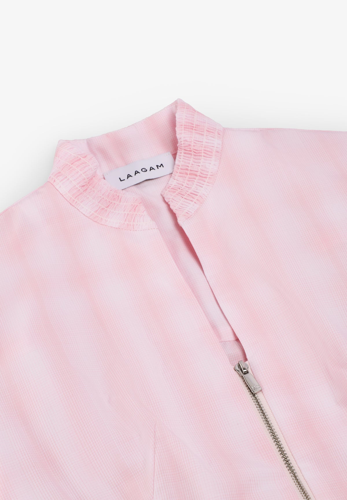 LAAGAM | MINA SQUARED ZIPPERED BLOUSE