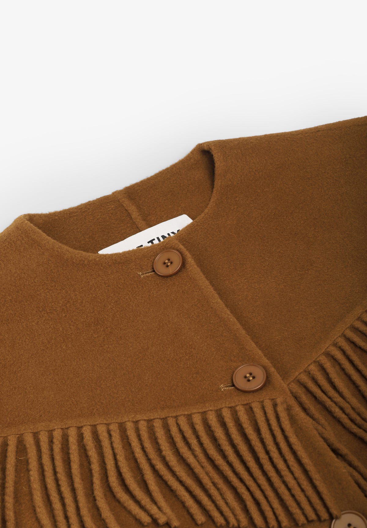 THE TINY BIG SISTER | FRILLS SHORT COAT