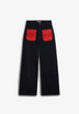 THE TINY BIG SISTER | BICOLOR JEANS