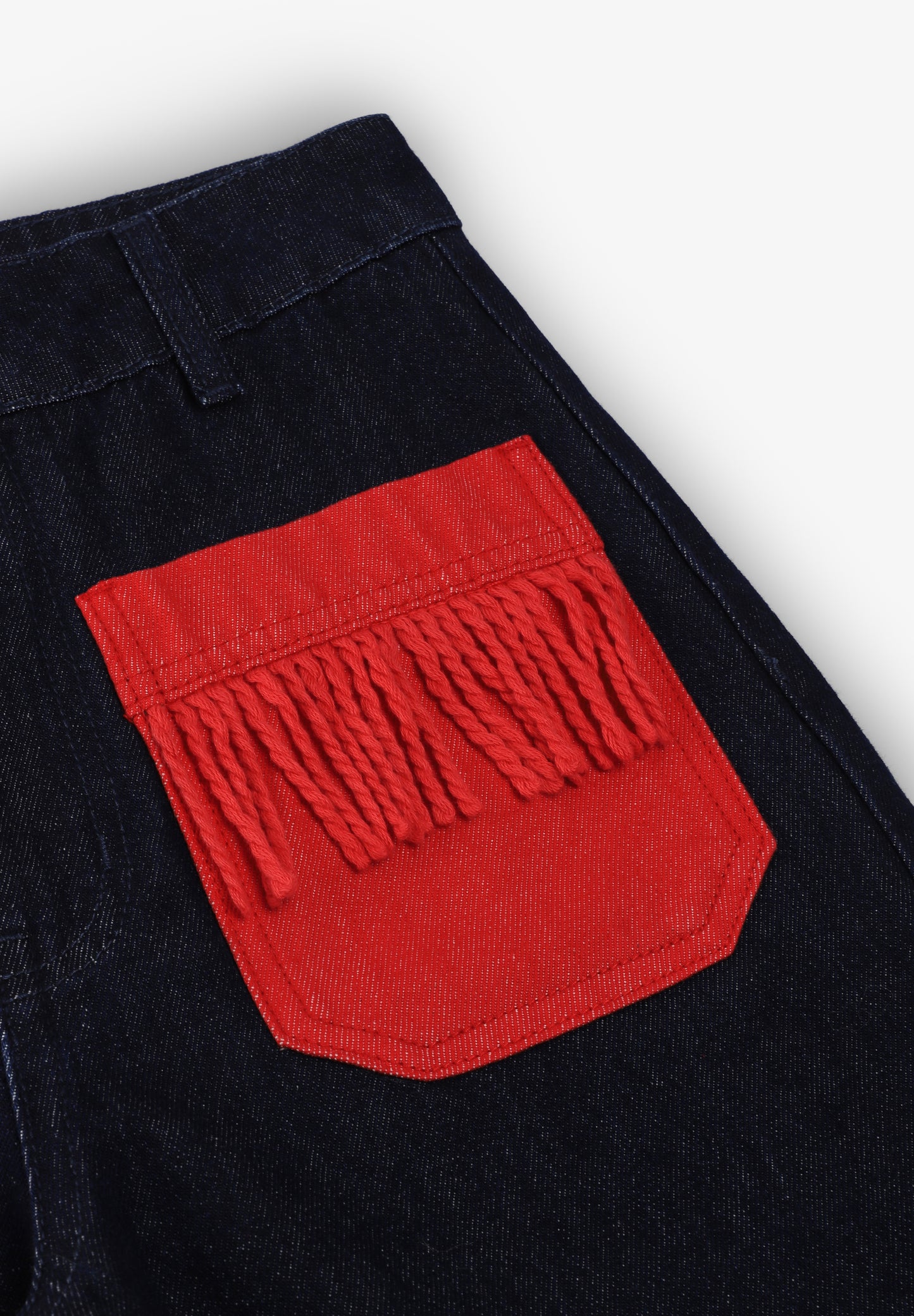 THE TINY BIG SISTER | BICOLOR JEANS