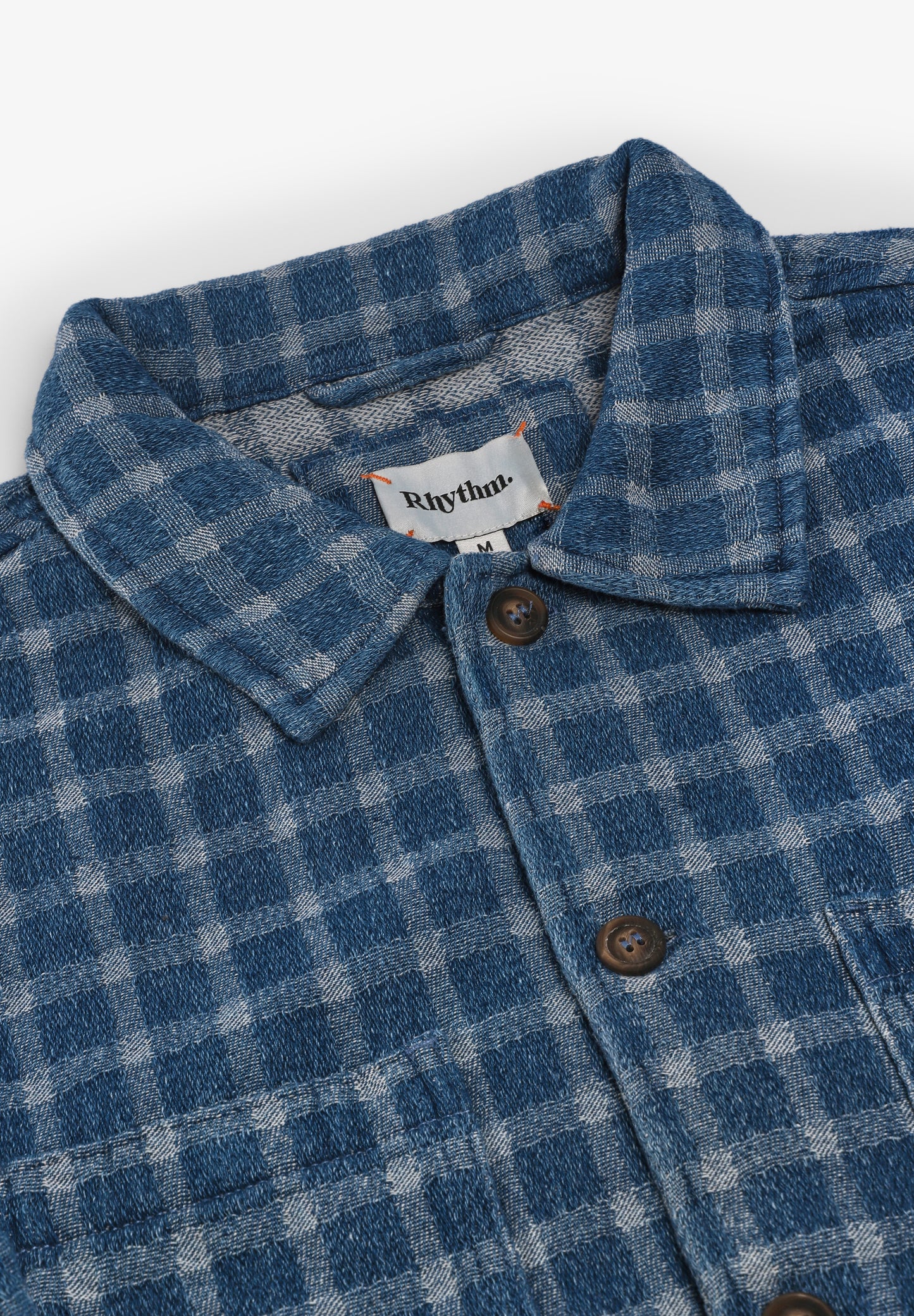 RHYTHM | JACQUARD CHECK L/S LSHIRT