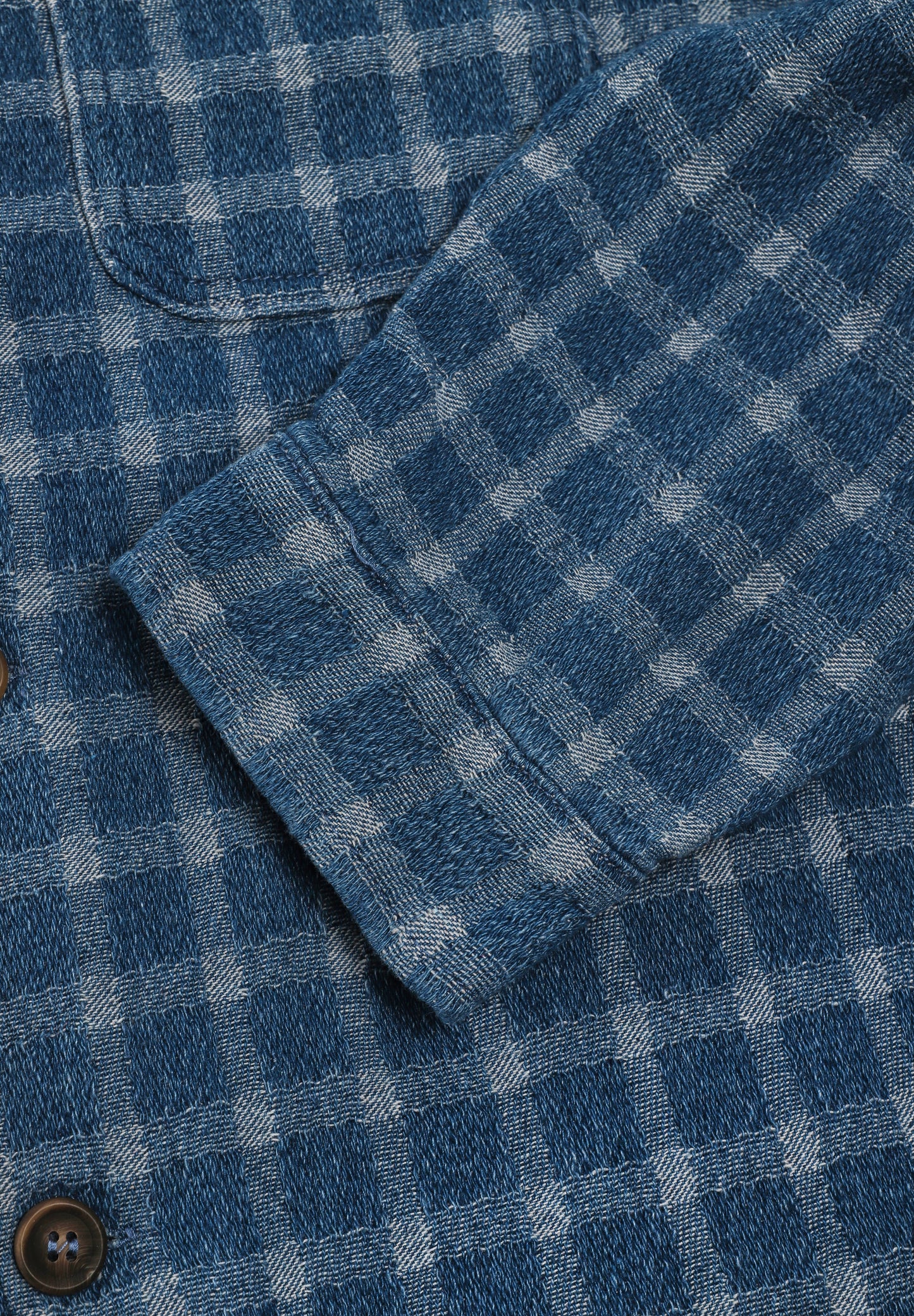 RHYTHM | JACQUARD CHECK L/S LSHIRT