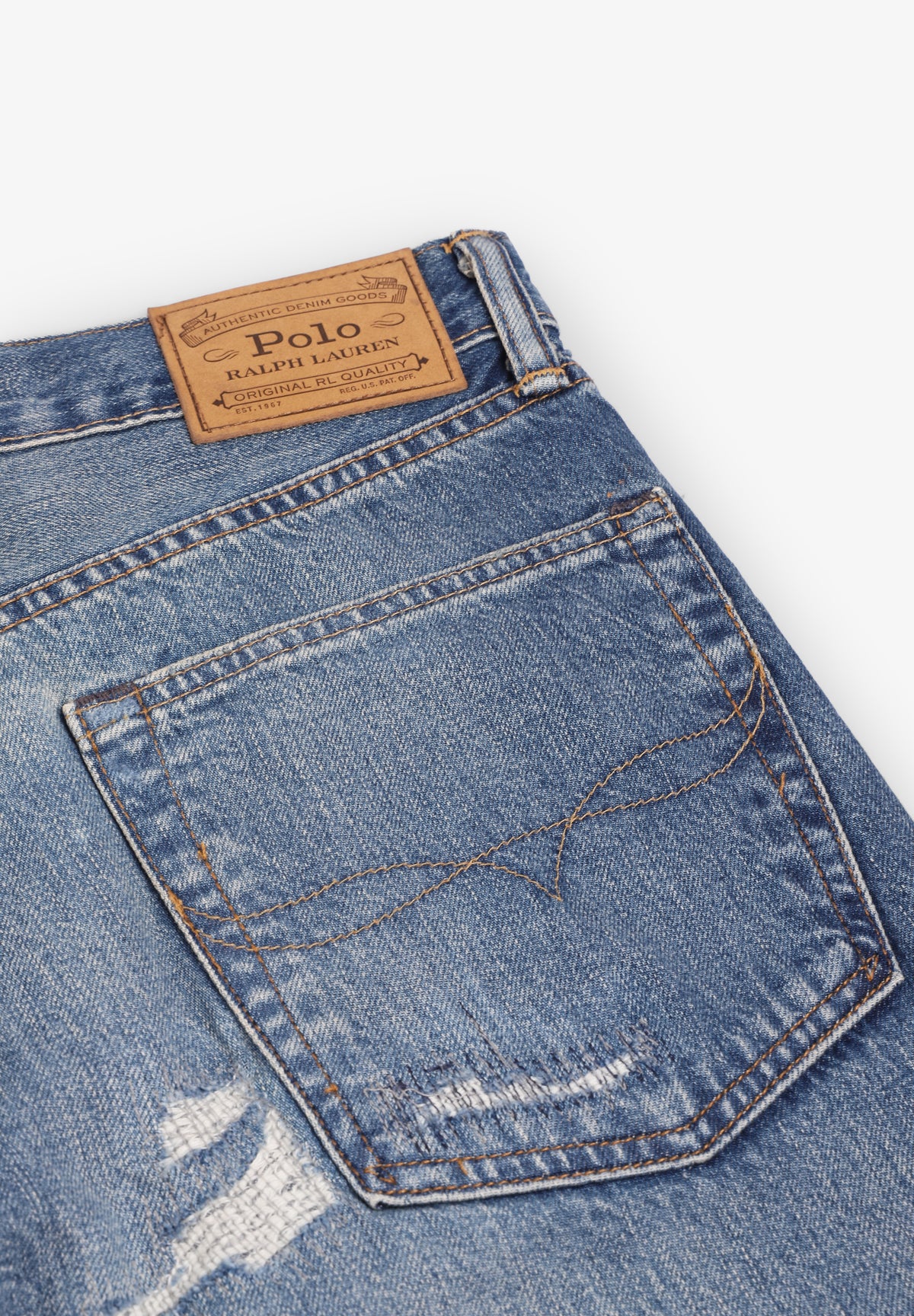 POLO RALPH LAUREN | RIGID DENIM-WVN-PANTS