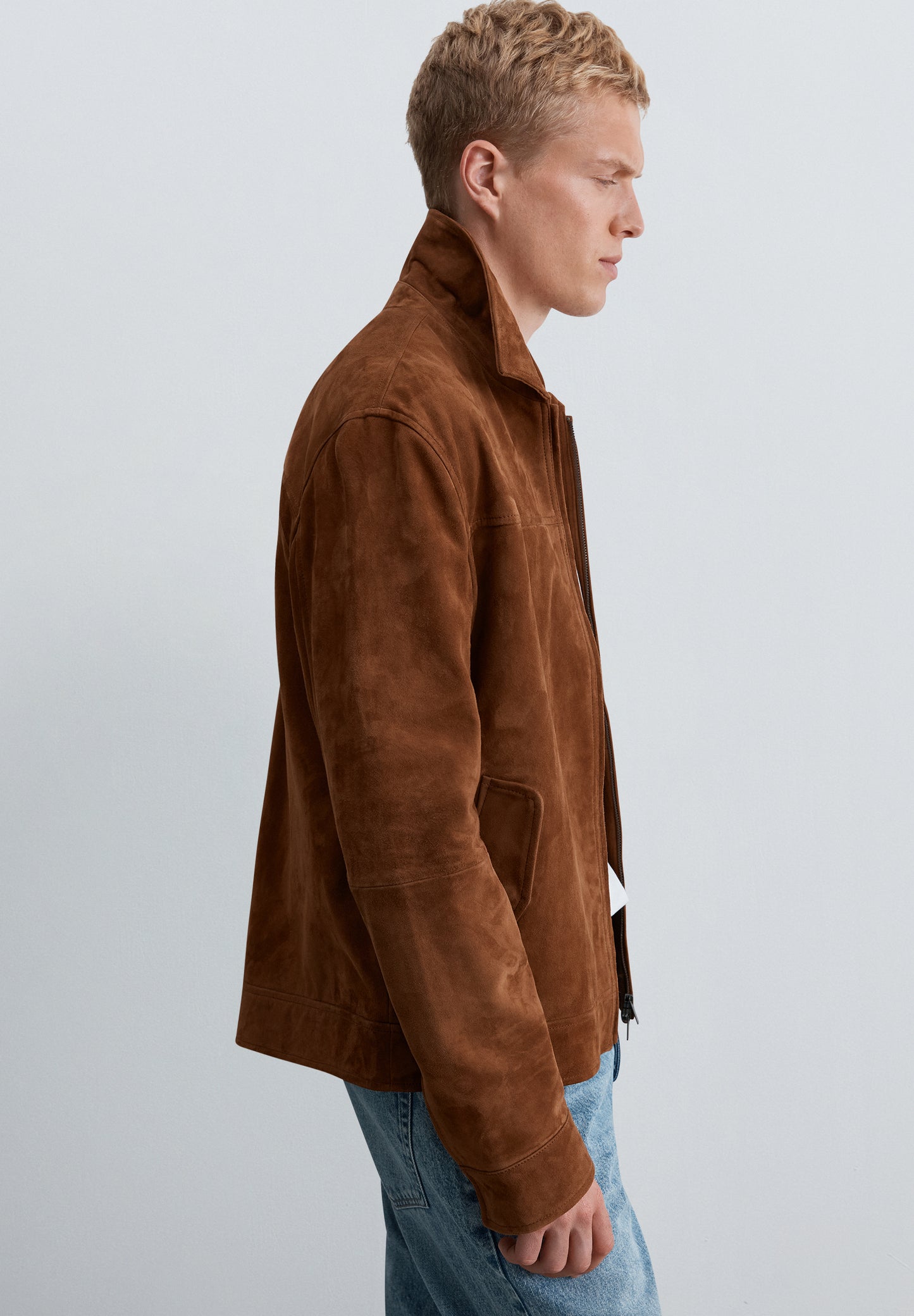 CHAQUETA ANTE BOLSILLOS