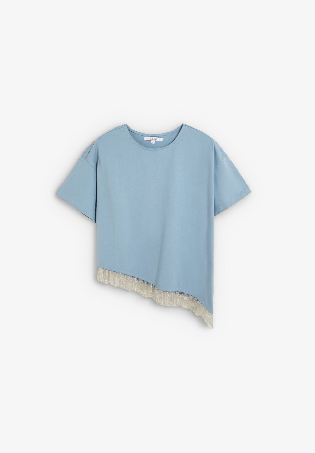 CAMISETA ASIMÉTRICA FLECOS