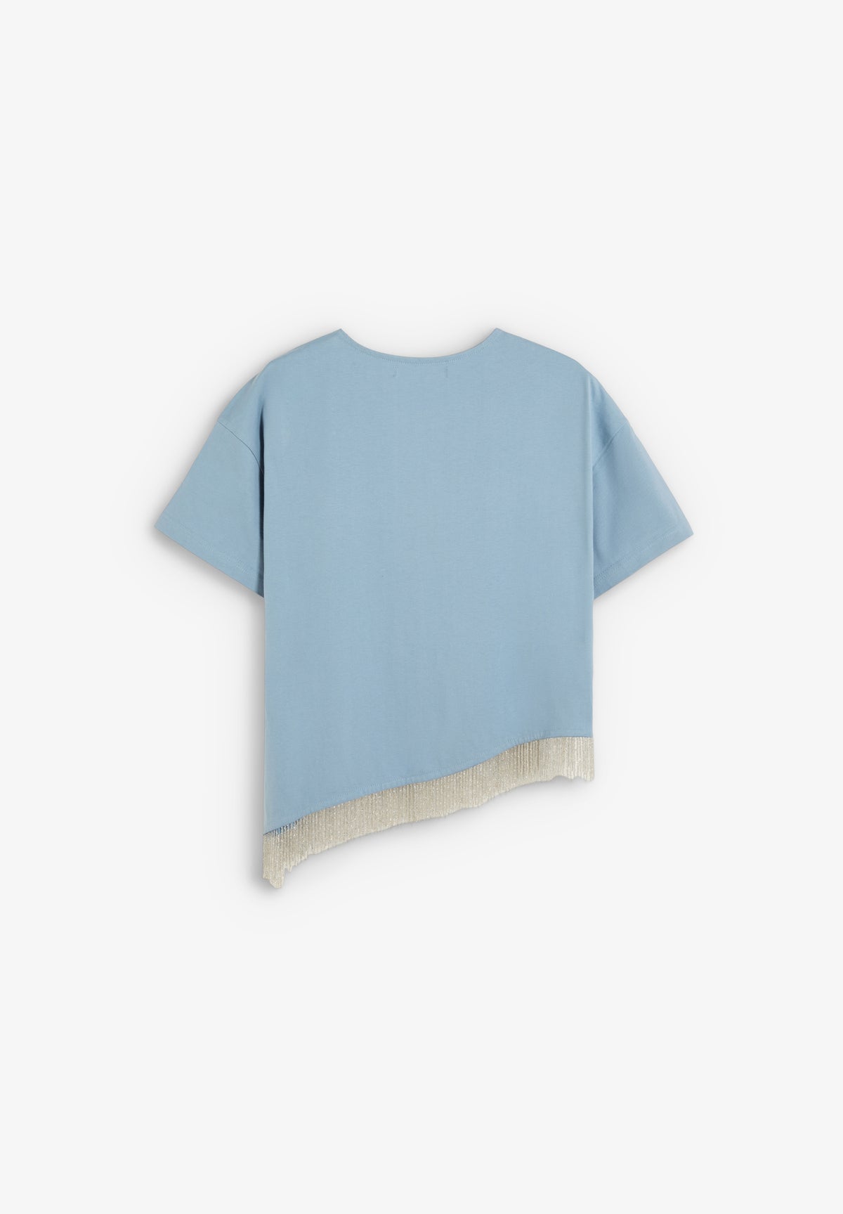 CAMISETA ASIMÉTRICA FLECOS