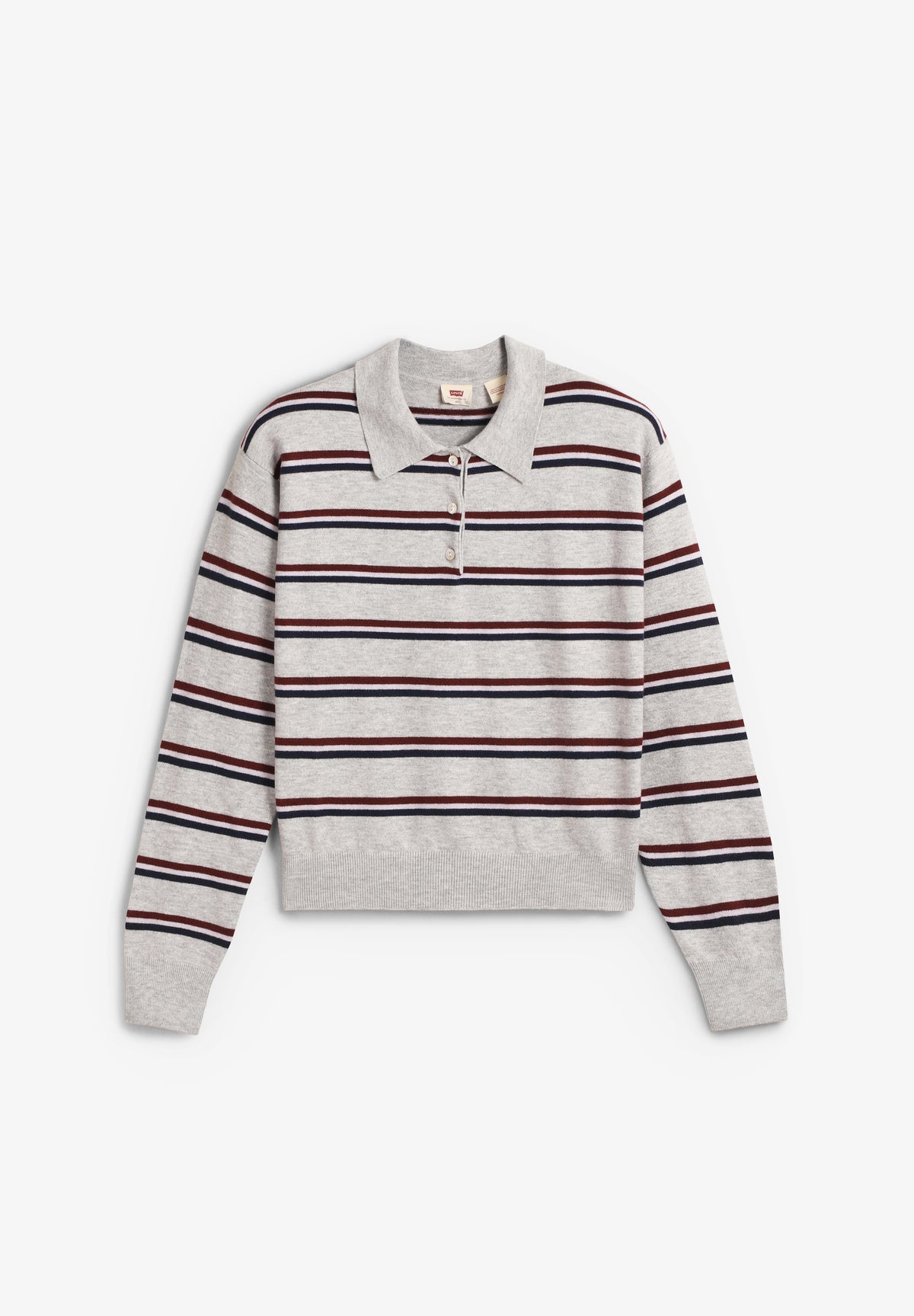 LEVIS | SUPER SOFT LS POLO JADE STRIPE