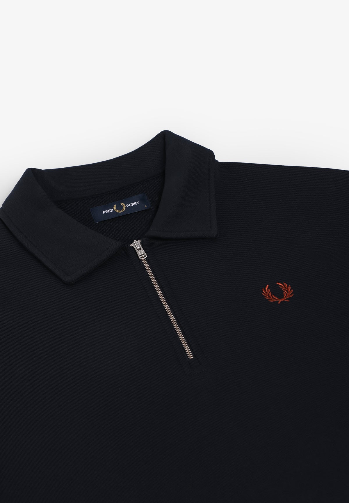 FRED PERRY | SUDADERA HALF ZIP COLLARED