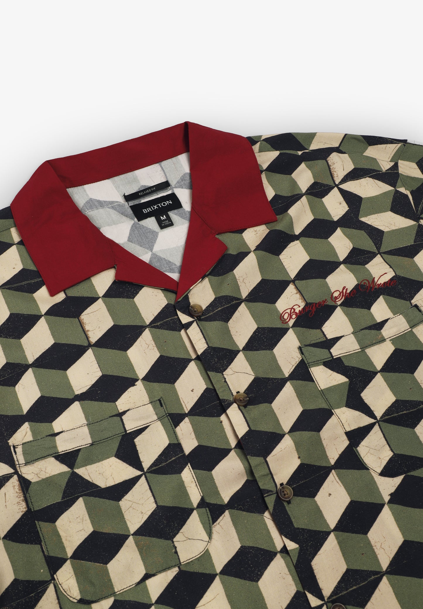 BRIXTON | BURGER SHE WROTE S/S WVN