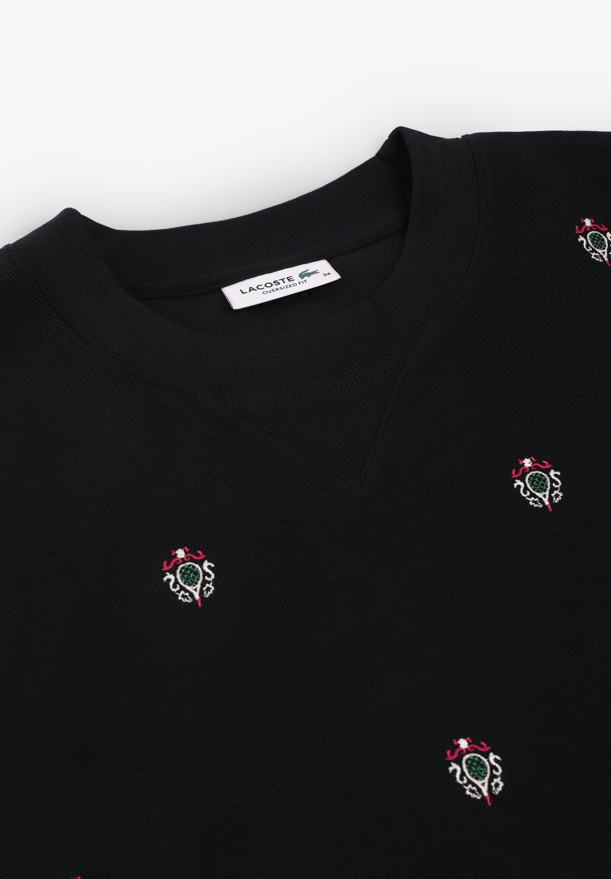LACOSTE | SUDADERA BORDADOS MUJER