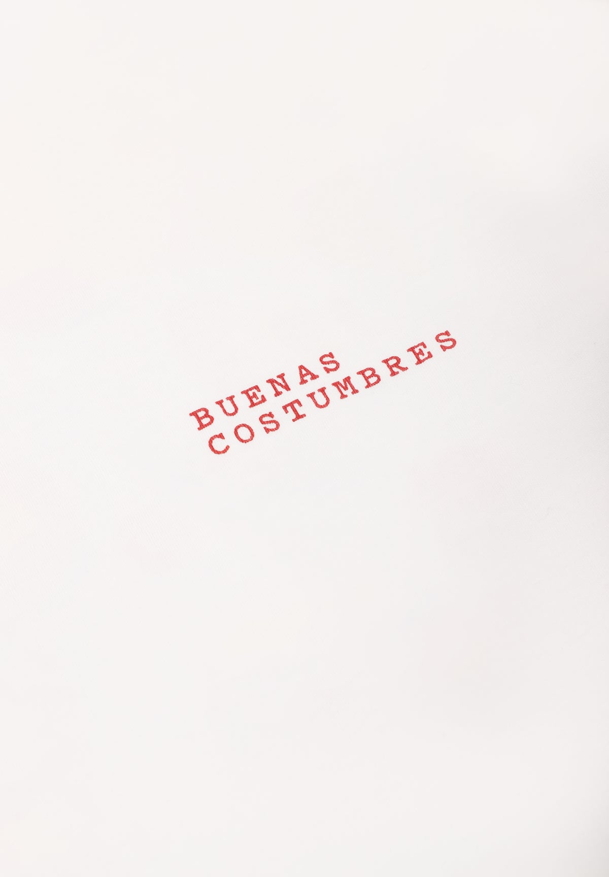 THINKING MU | COSTUMBRES WHITE AARON TEE