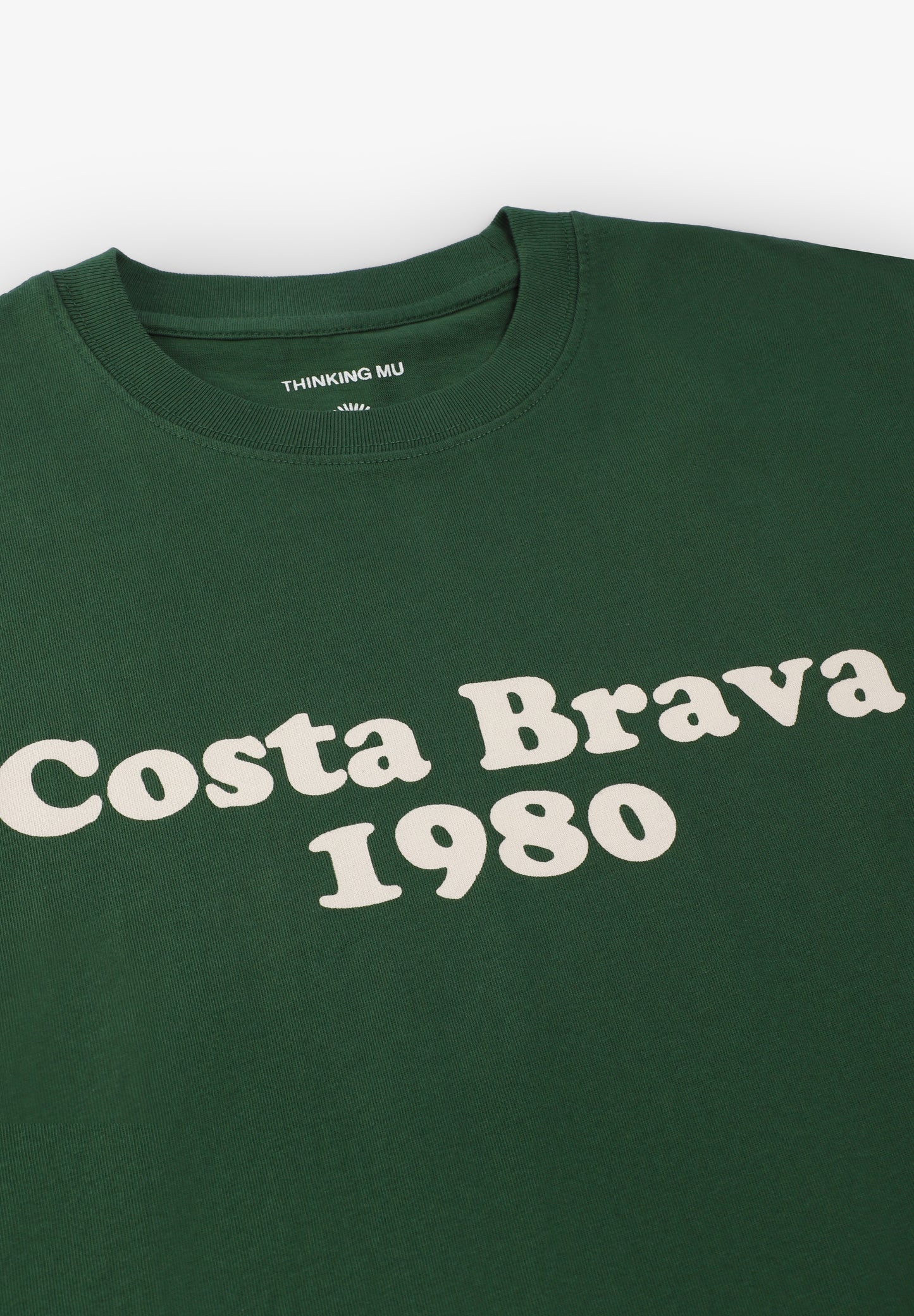 THINKING MU | COSTA BRAVA DARK GREEN AARON TEE