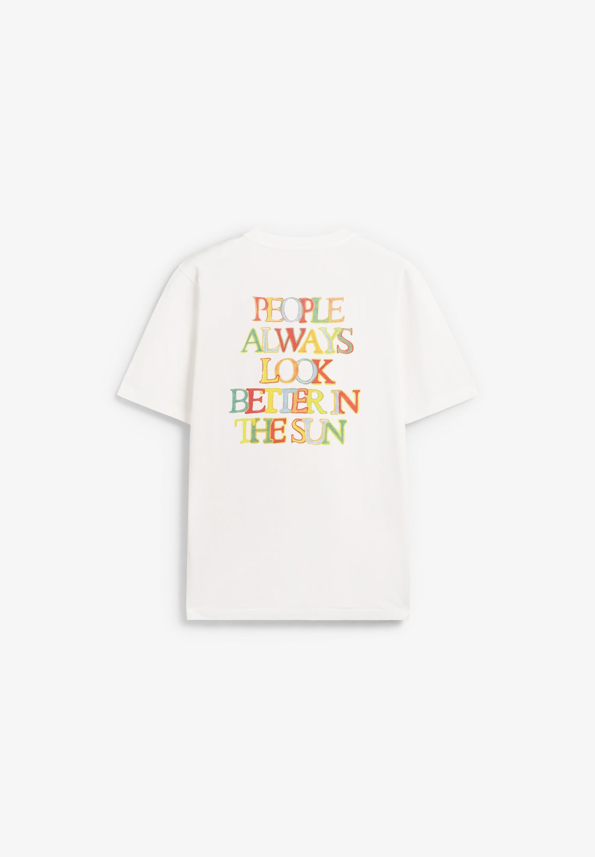 THINKING MU | SHINY PEOPLE WHITE AARON TEE