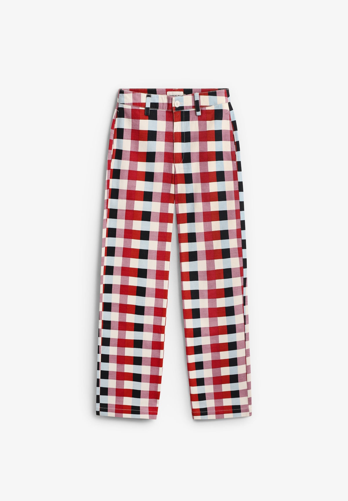 THINKING MU | CHESHIRE CHECKS SERENA PANTS