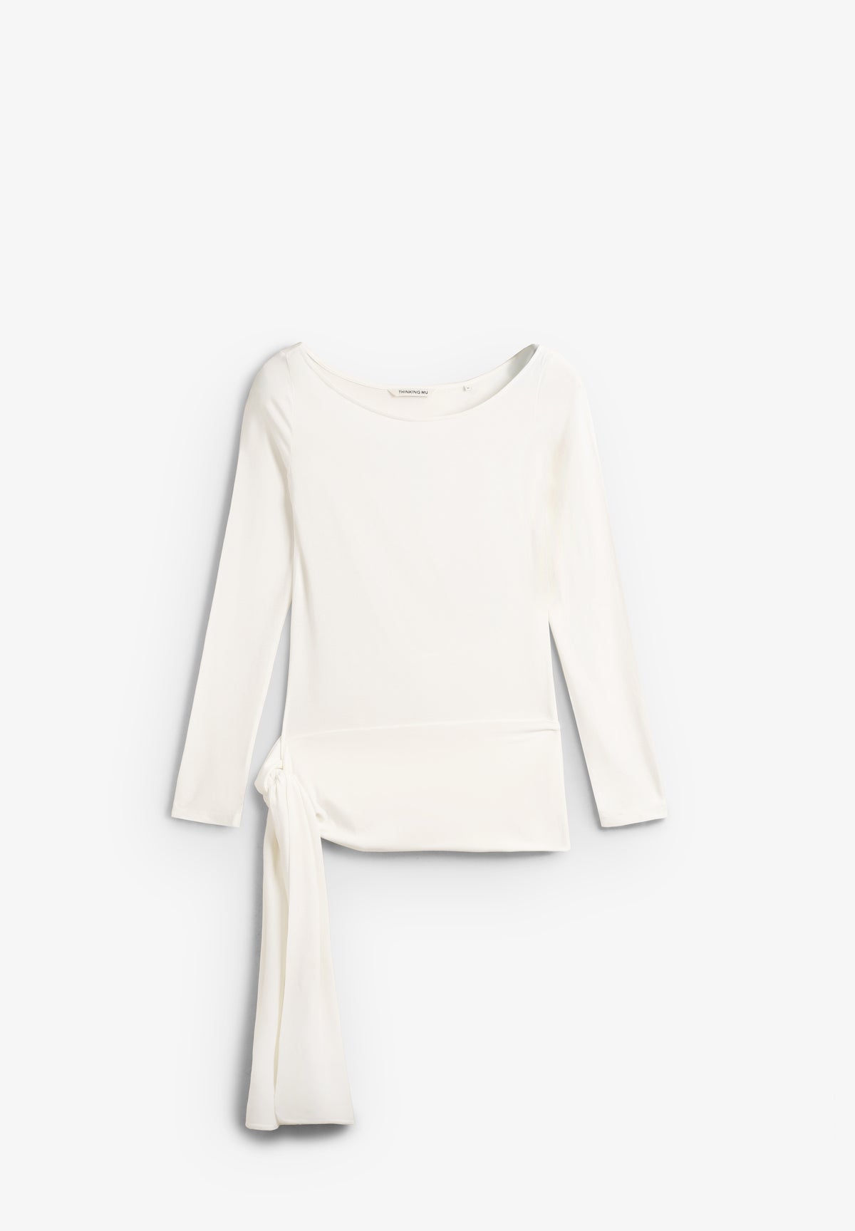 THINKING MU | WHITE GIULIA TOP