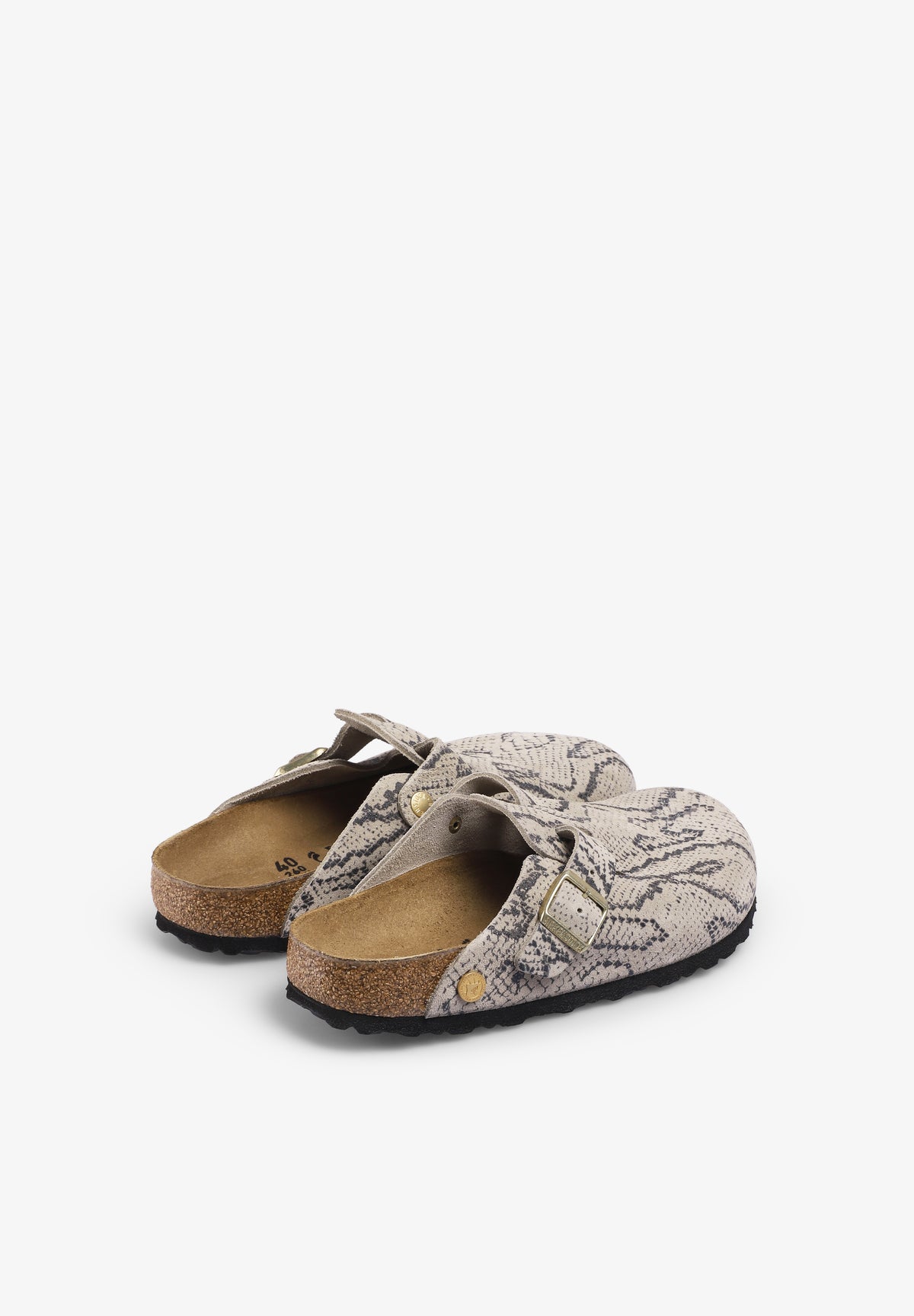 BIRKENSTOCK | BOSTON RIVET LOGO SUEDE LEATHER