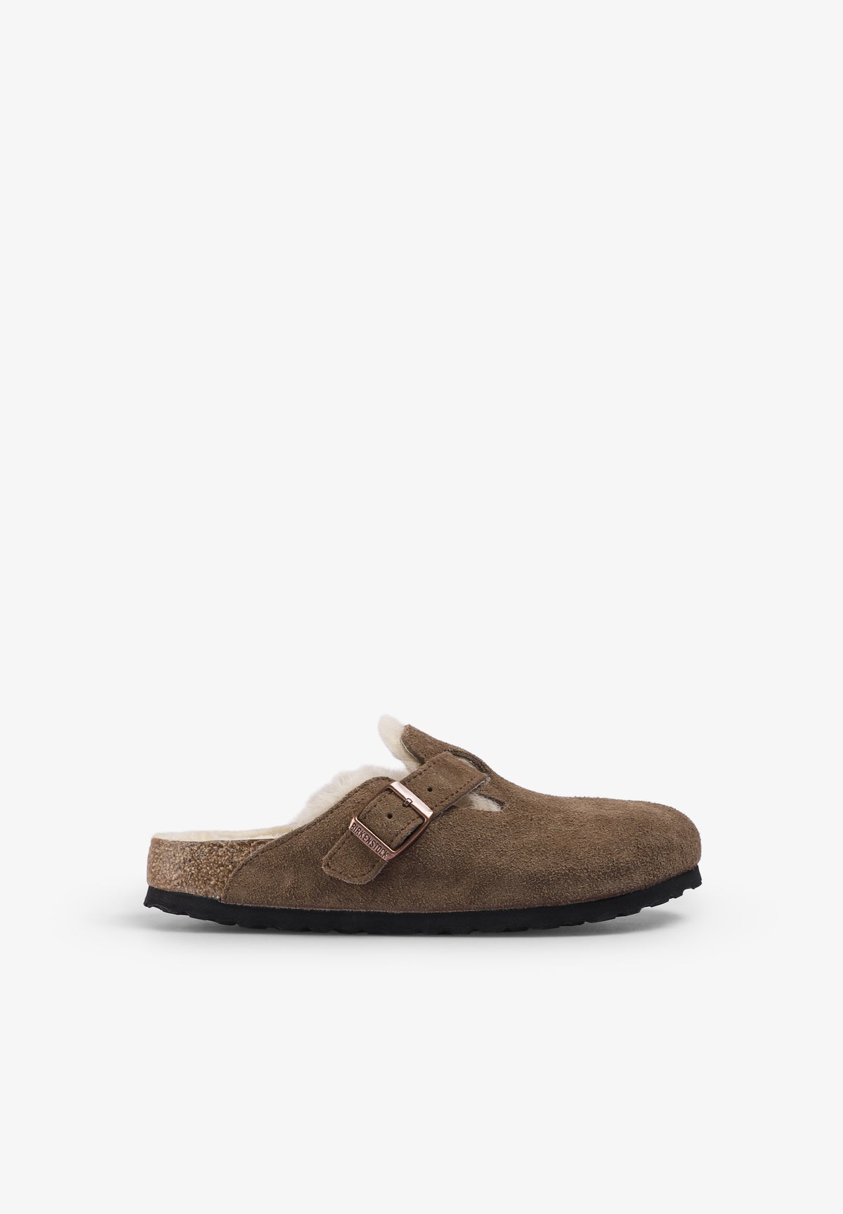 BIRKENSTOCK | ZUECO BOSTON SHEARLING SUEDE LEATHER