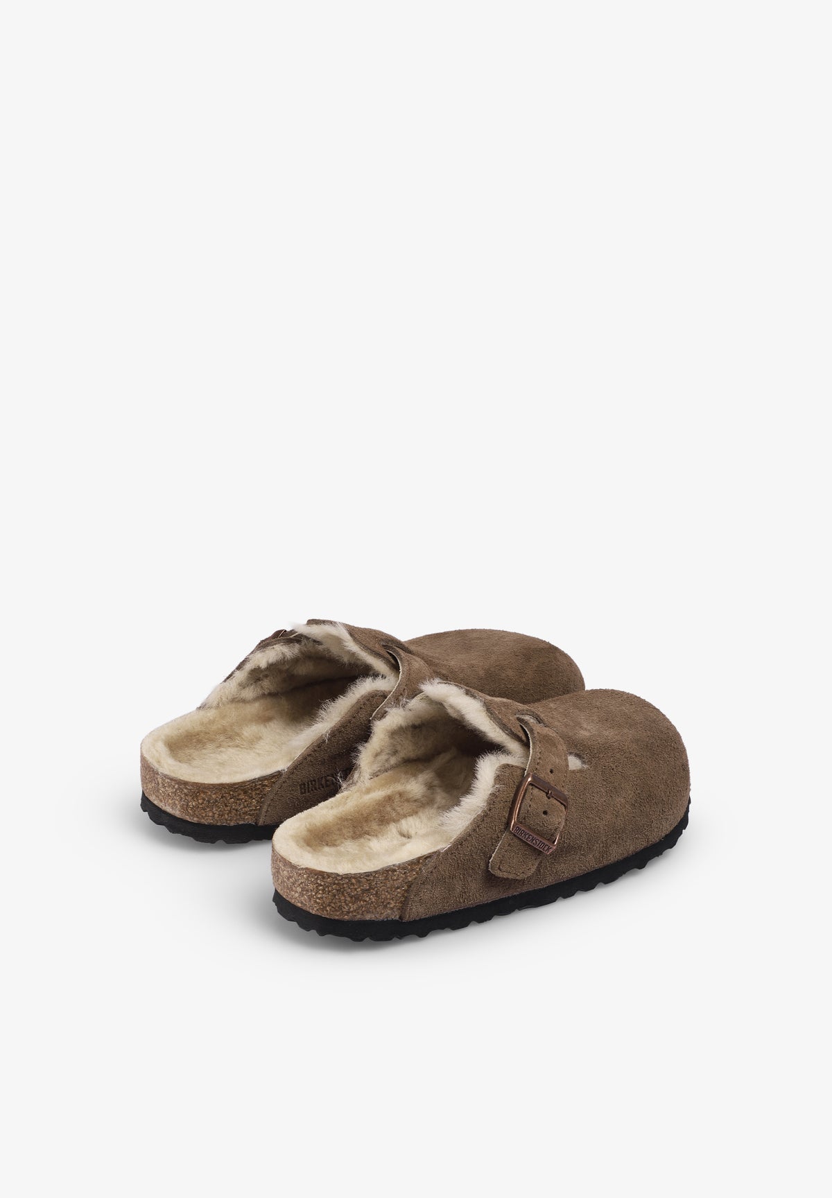 BIRKENSTOCK | ZUECO BOSTON SHEARLING SUEDE LEATHER