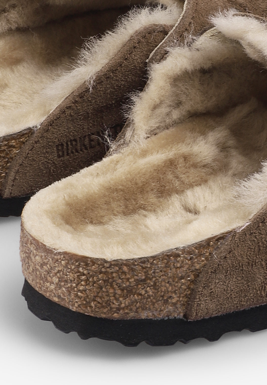 BIRKENSTOCK | ZUECO BOSTON SHEARLING SUEDE LEATHER