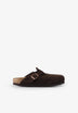 BIRKENSTOCK | ZUECO BOSTON SOFT FOOTBED SUEDE LEATHER MUJER