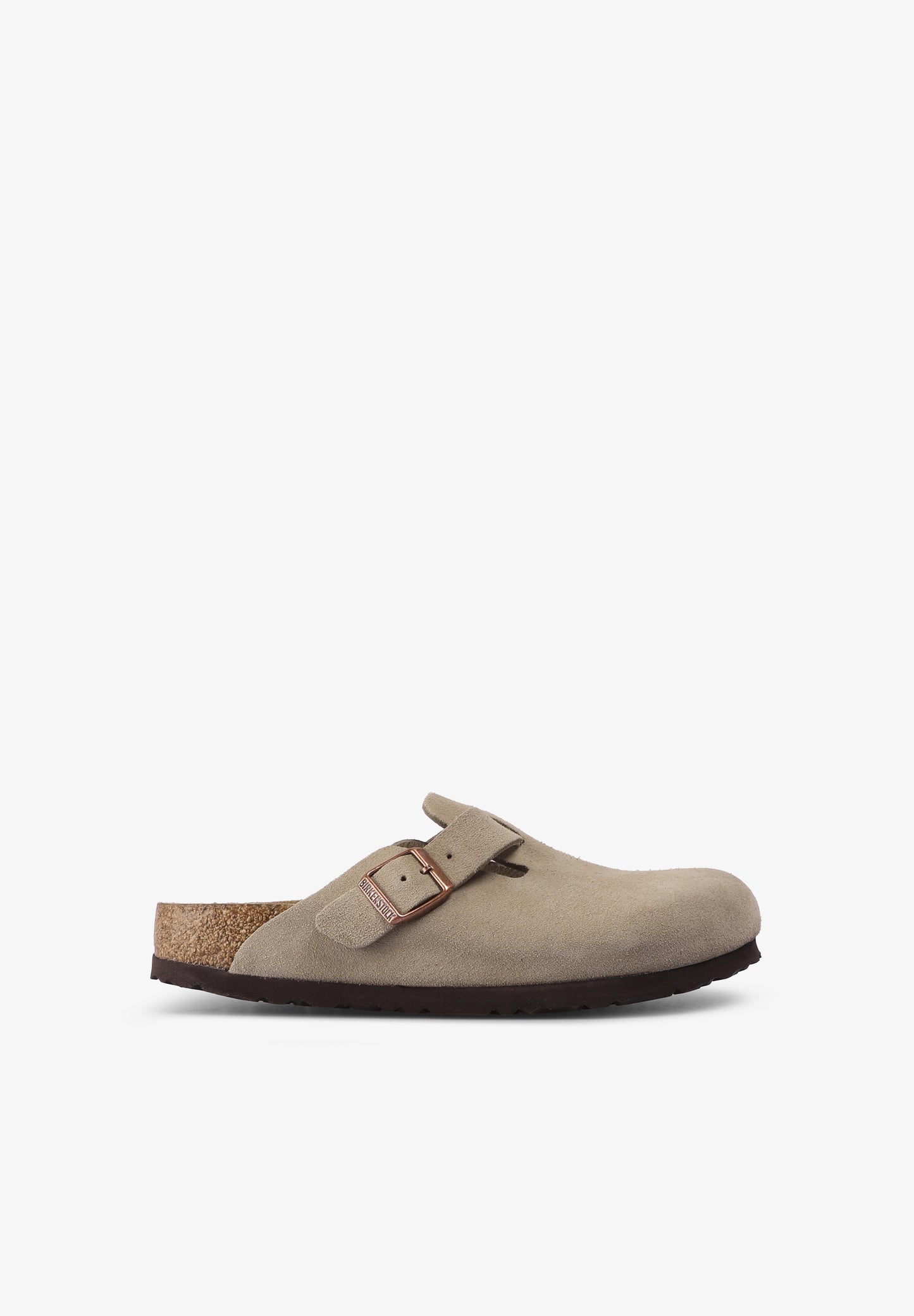BIRKENSTOCK | ZUECO BOSTON SOFT FOOTBED SUEDE LEATHER MUJER