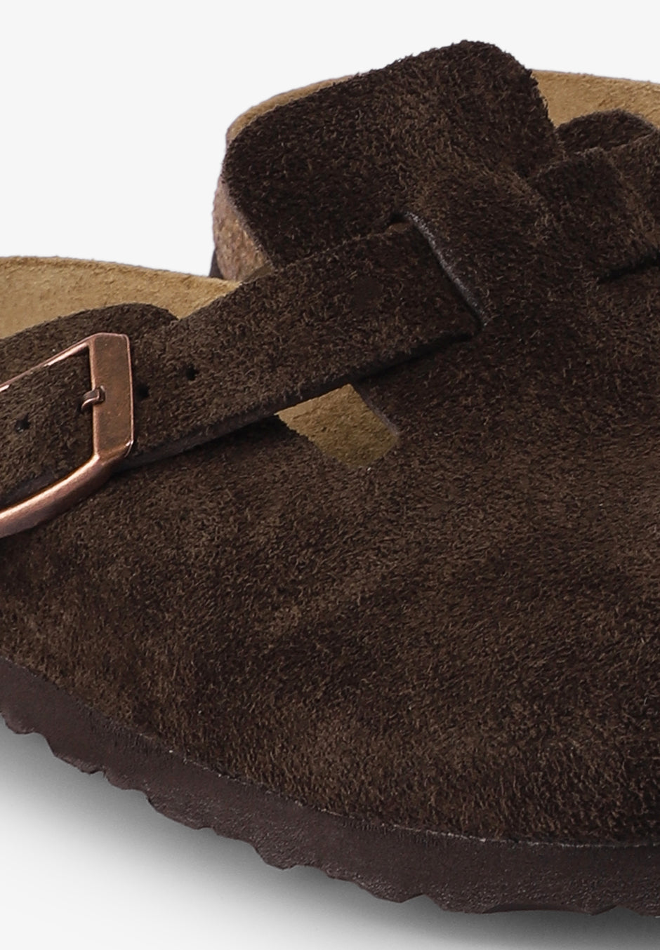 BIRKENSTOCK | ZUECO BOSTON SOFT FOOTBED SUEDE LEATHER HOMBRE