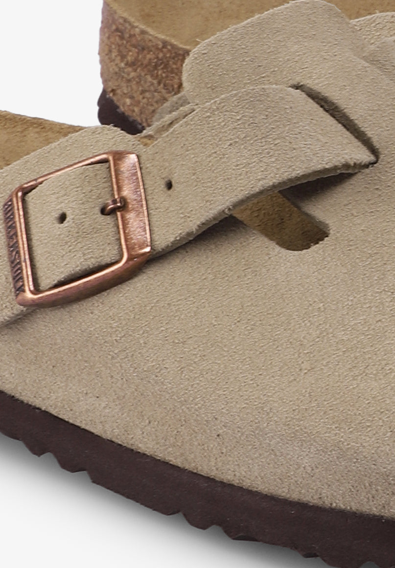 BIRKENSTOCK | ZUECO BOSTON SOFT FOOTBED SUEDE LEATHER HOMBRE