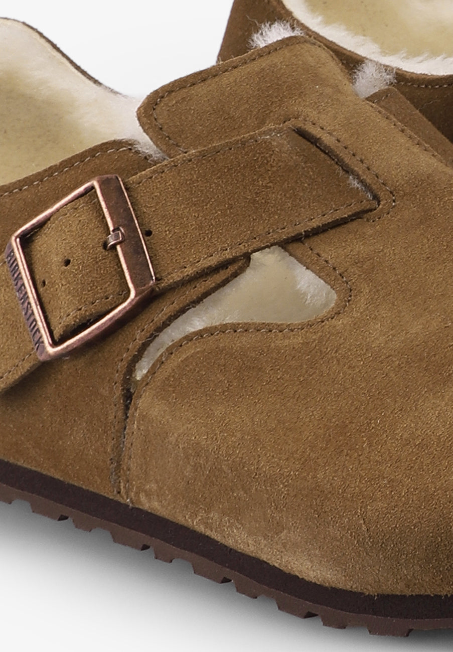 BIRKENSTOCK | LONDON SHEARLING SUEDE LEATHER