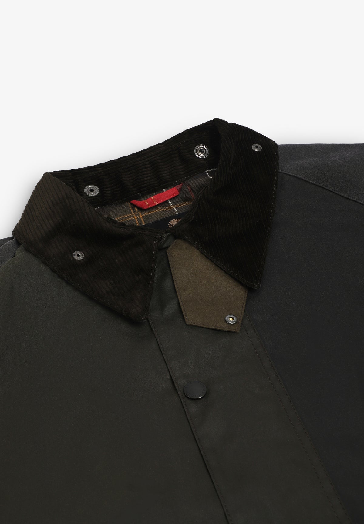 BARBOUR | CHAQUETA ENCERADA PATCHWORK TRANSPORT