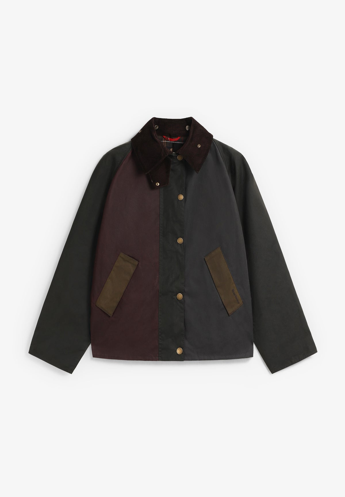 BARBOUR | CHAQUETA ENCERADA PATCHWORK TRANSPORT