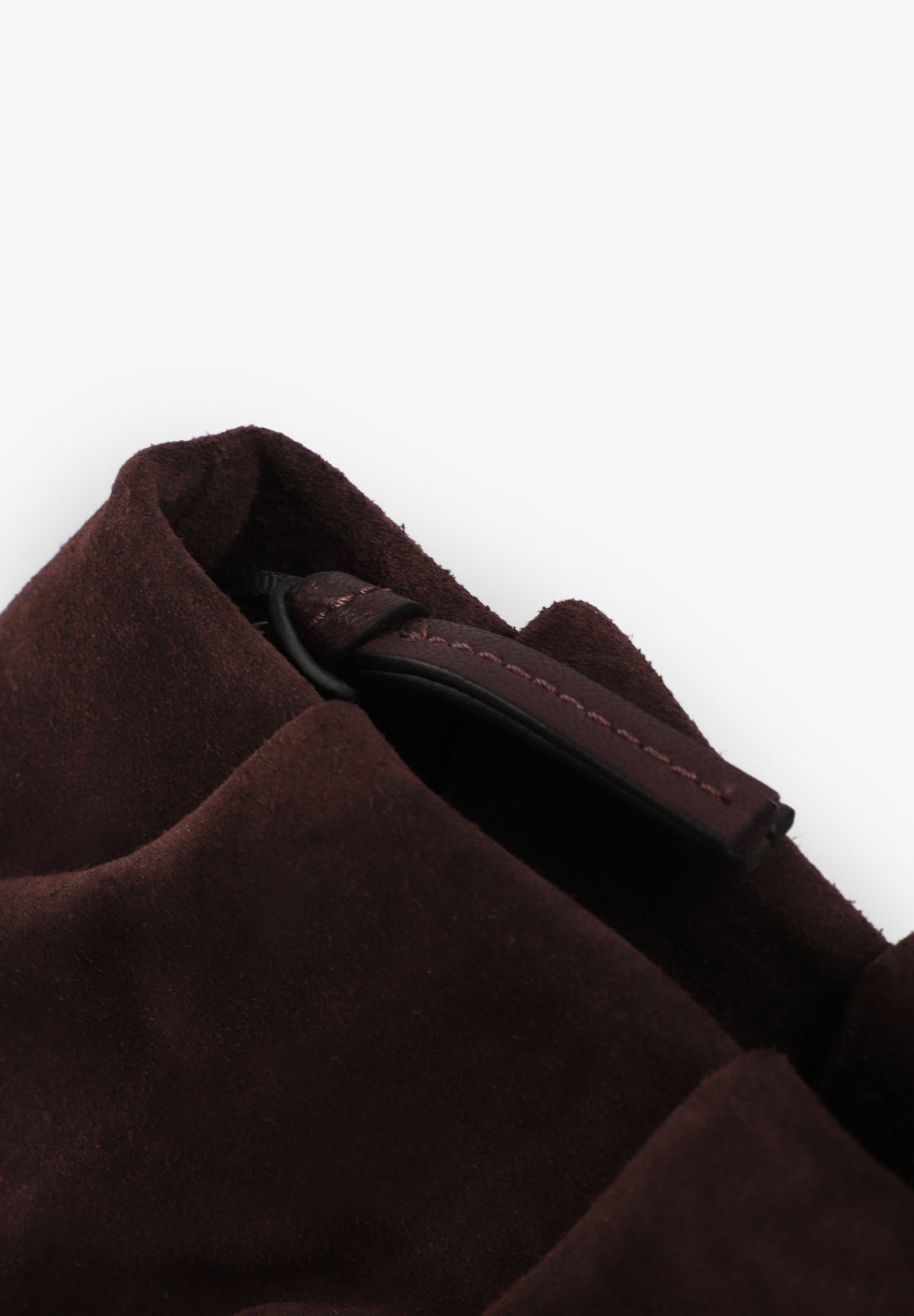 BECKSONDERGAARD | SUEDE CLUTCH BAG