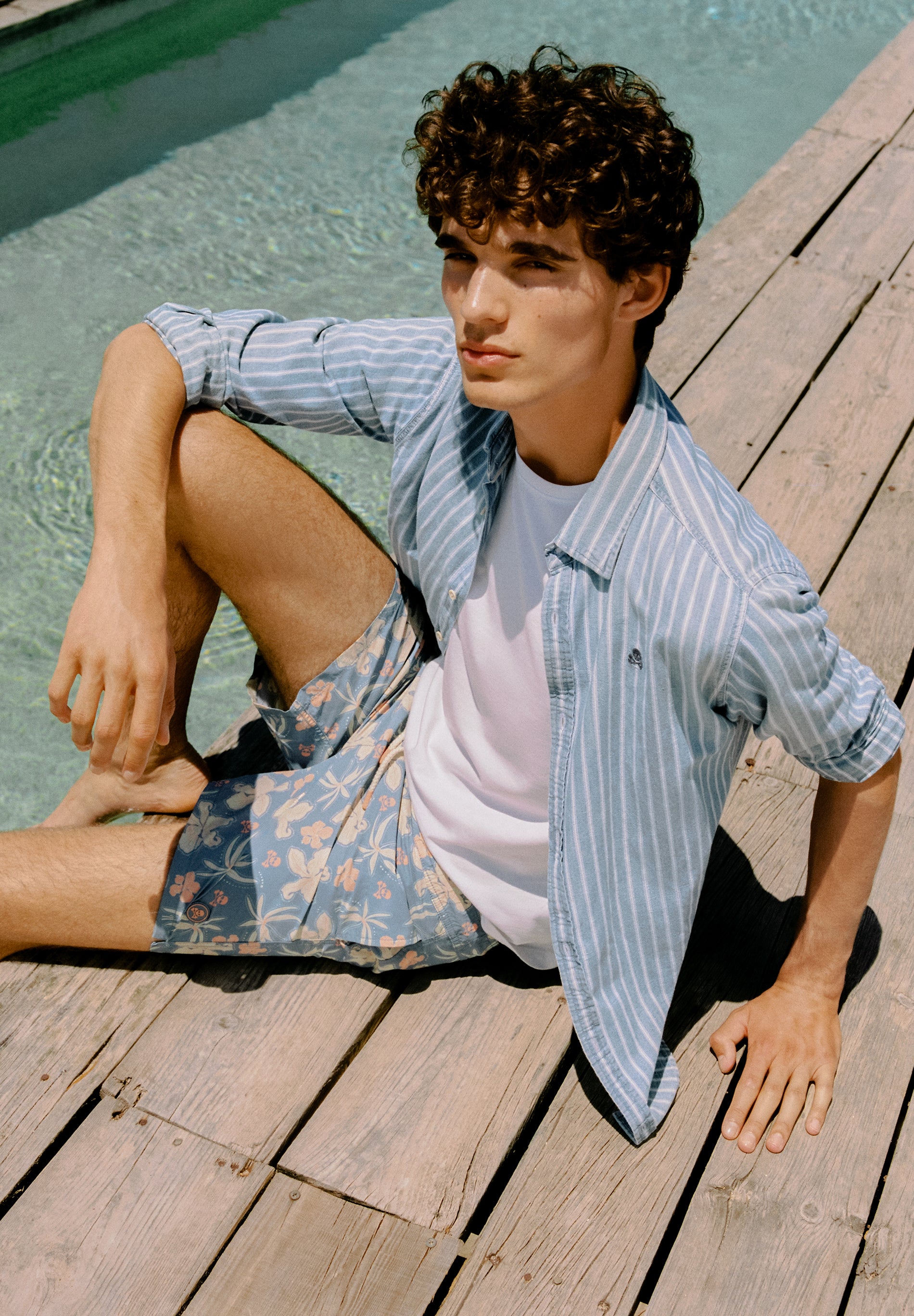 CAMISA DENIM RAYAS