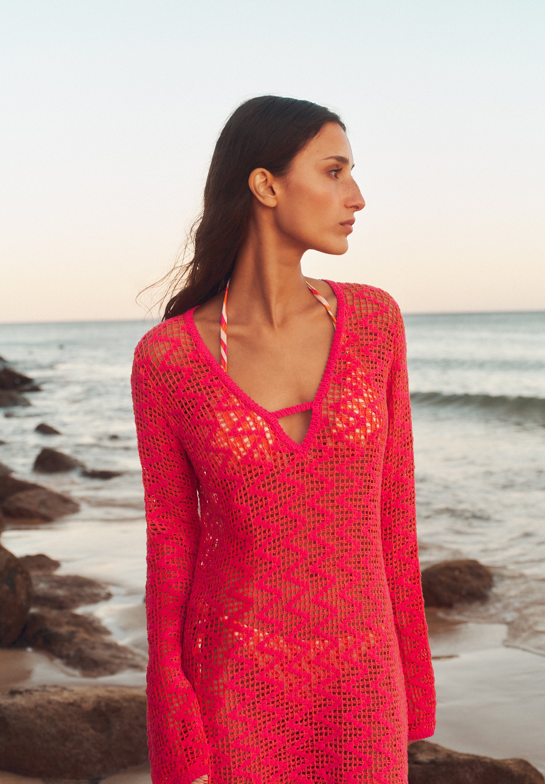 VESTIDO CROCHET MIDI