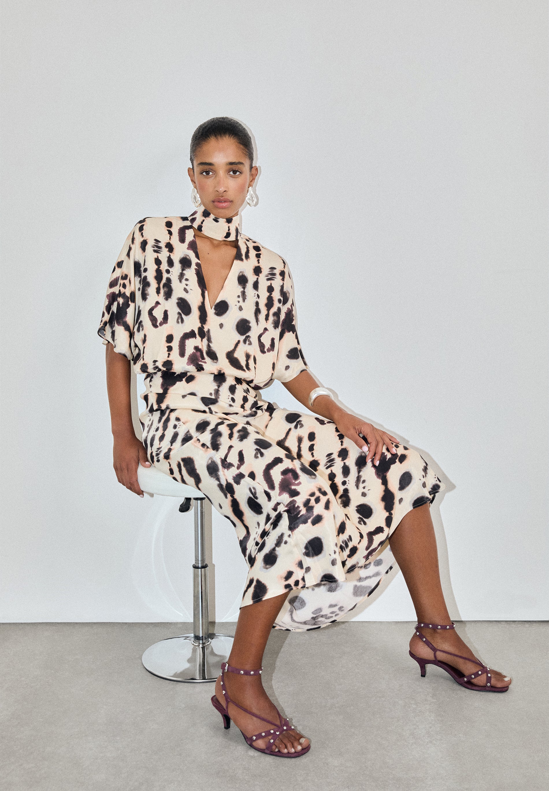 CAMISA SATINADA FLUIDA