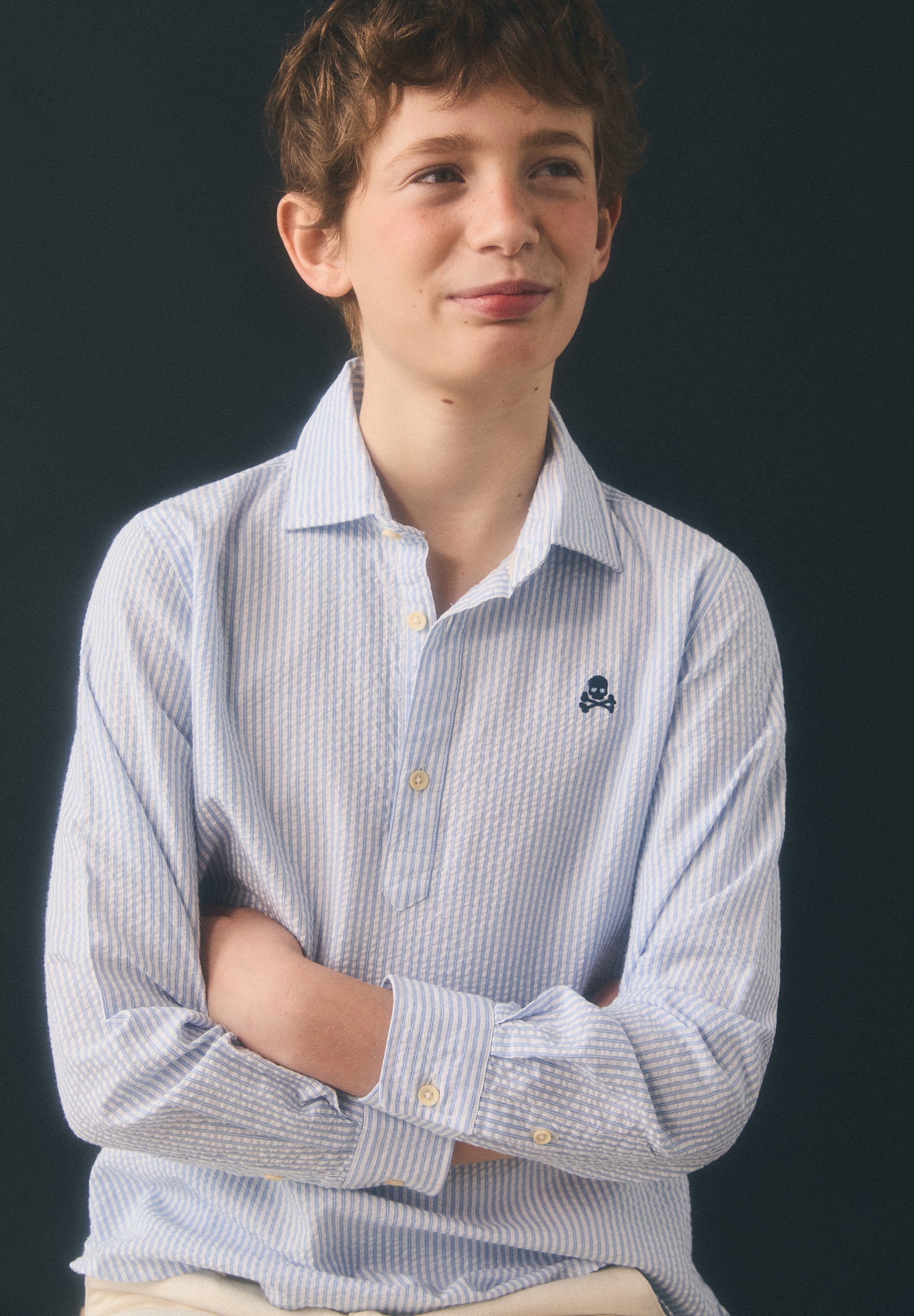 POLERA RAYAS CALAVERA